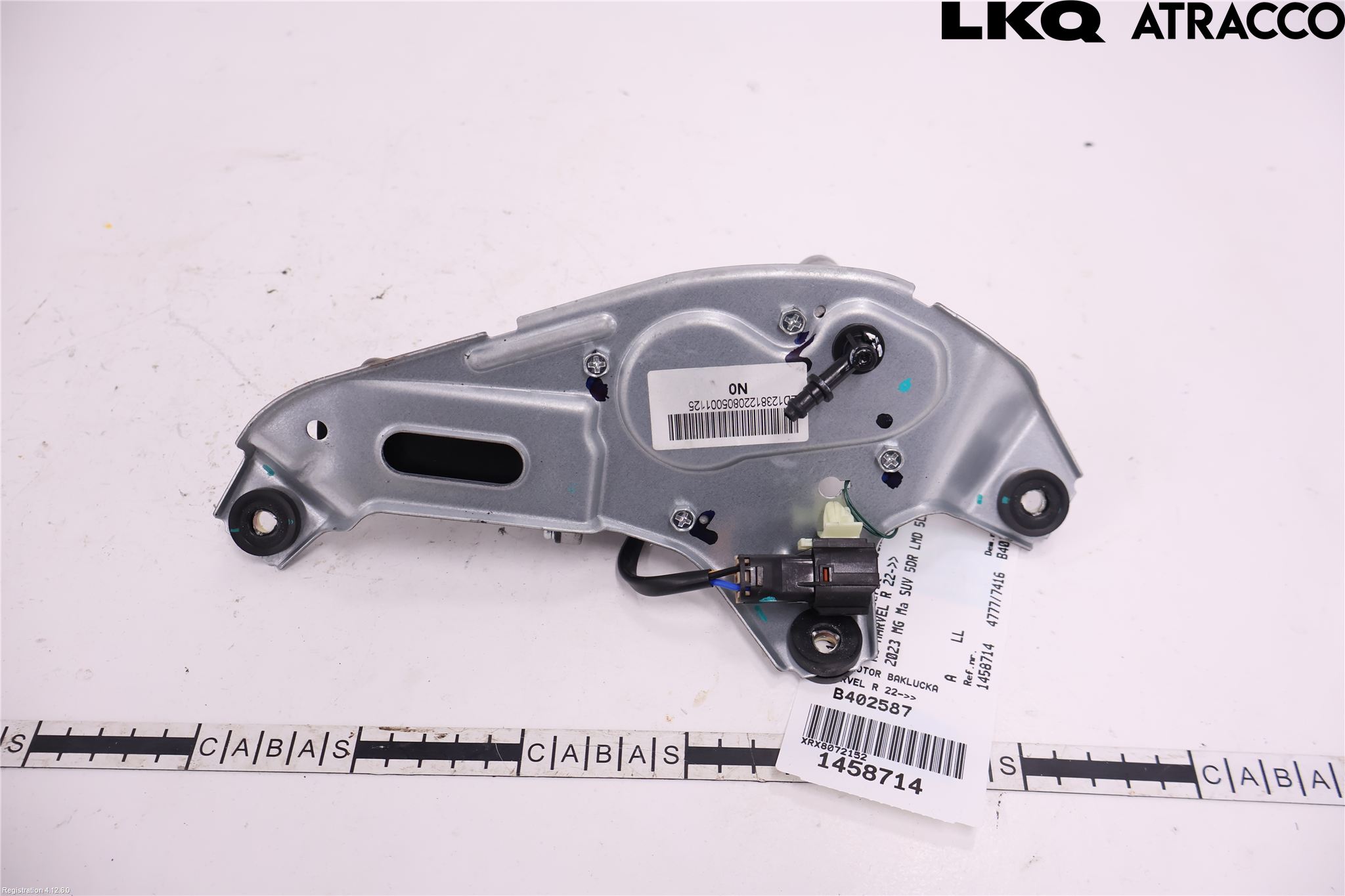 MG MARVEL R 22- Torkarmotor Baklucka