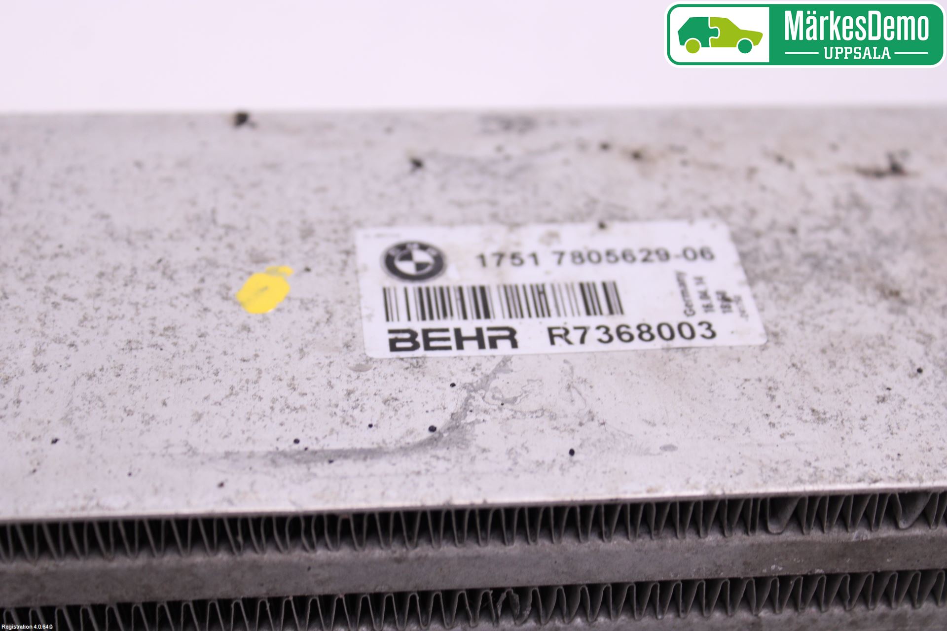 BMW 5 F10/F11/F18 09-17 Laddluft-Intercooler Kyl