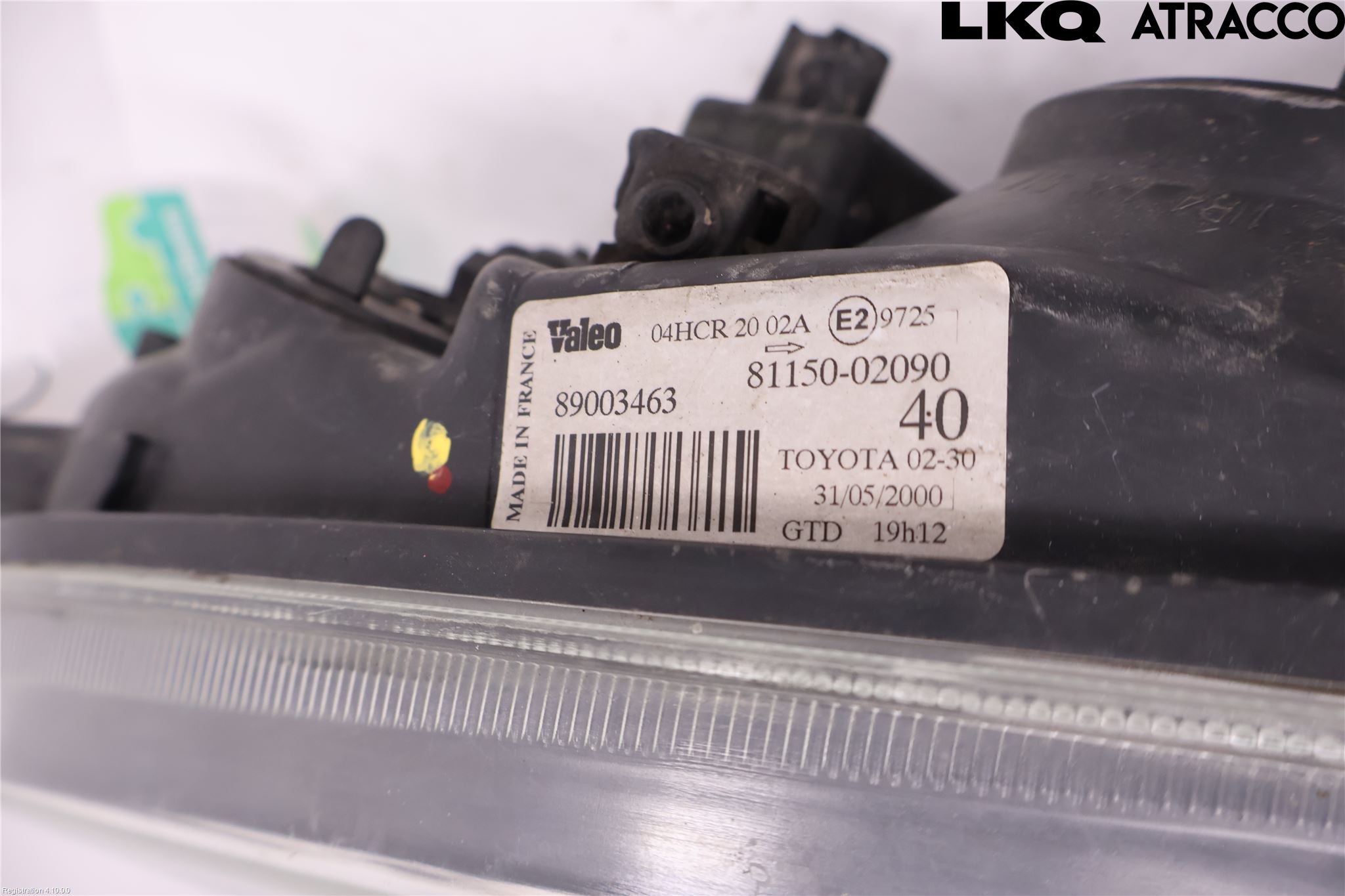 Toyota COROLLA 98-01 Strålkastare Vänster