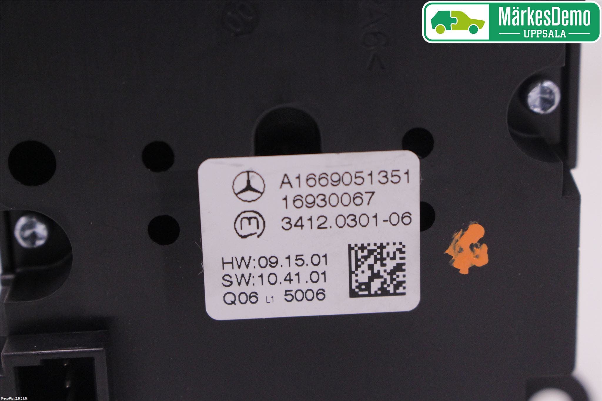 Mercedes-Benz MB ML/GLE-KLASS (W166) 12-18 Strömställare Multifunktion