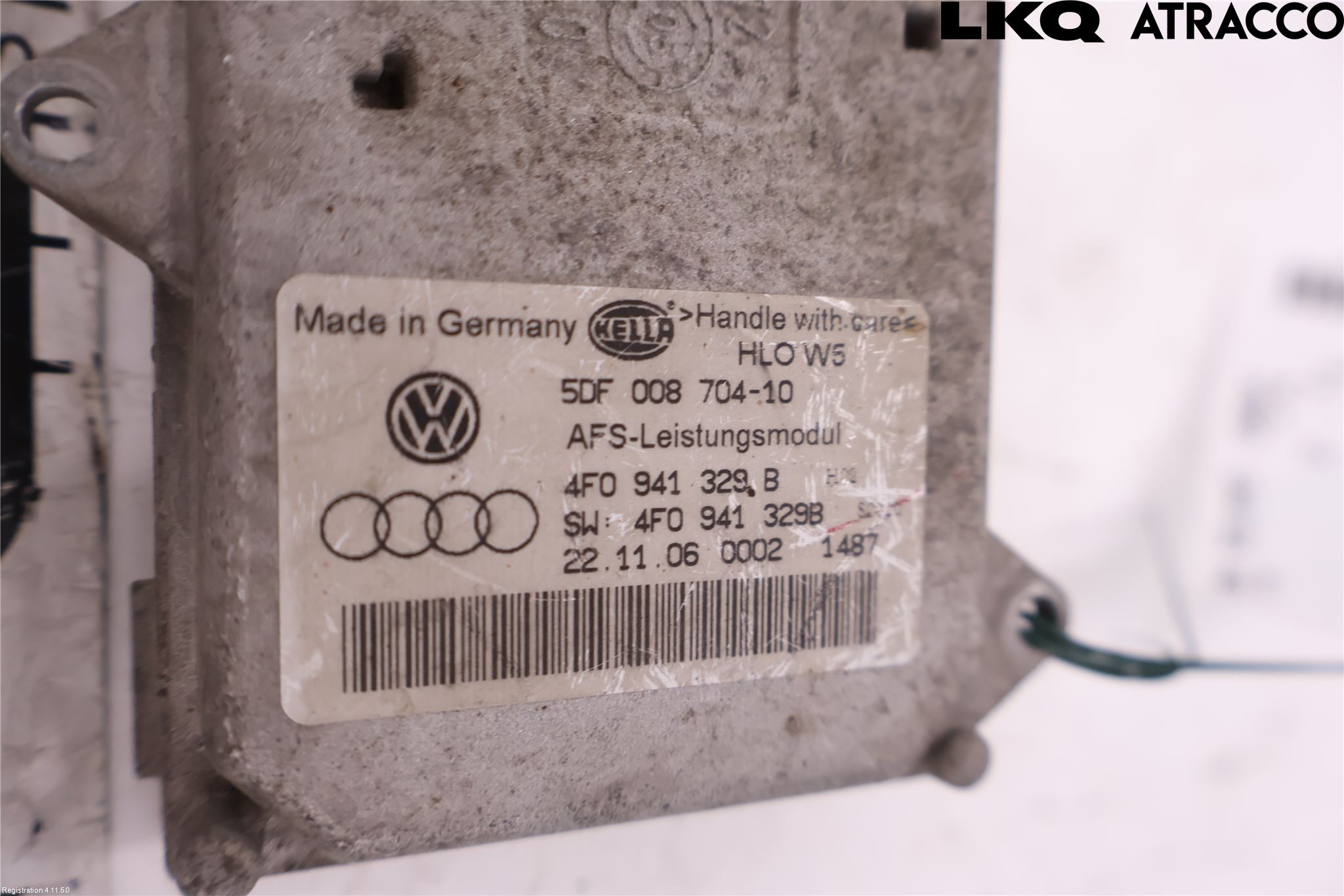 Audi A8/S8 4E  02-09 Styrenhet Strålkastare