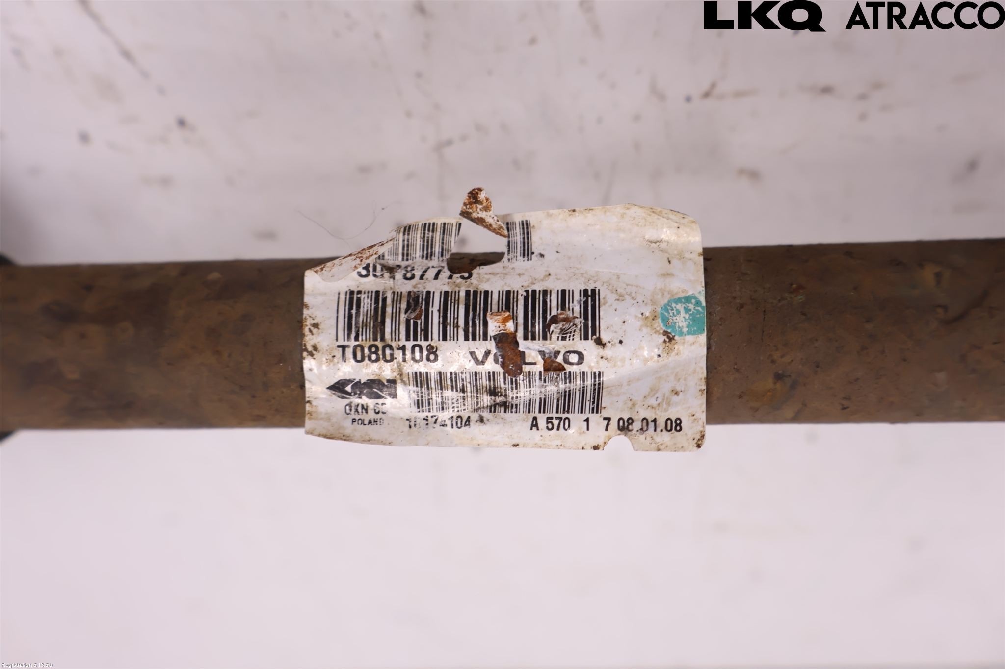 Volvo V50 08-12 Drivaxel Fram Vänster