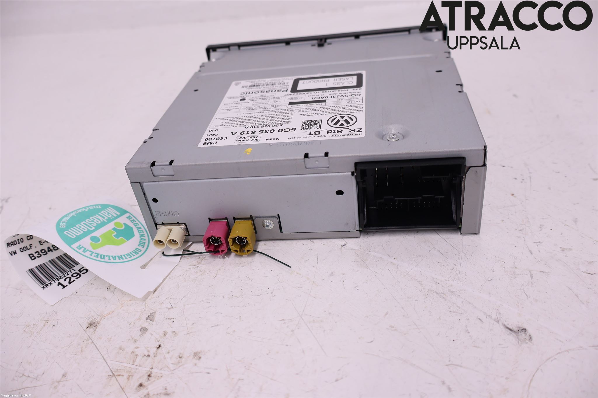 Volkswagen VW GOLF / E-GOLF VII 13-20 Cd Radio - Multimediapanel