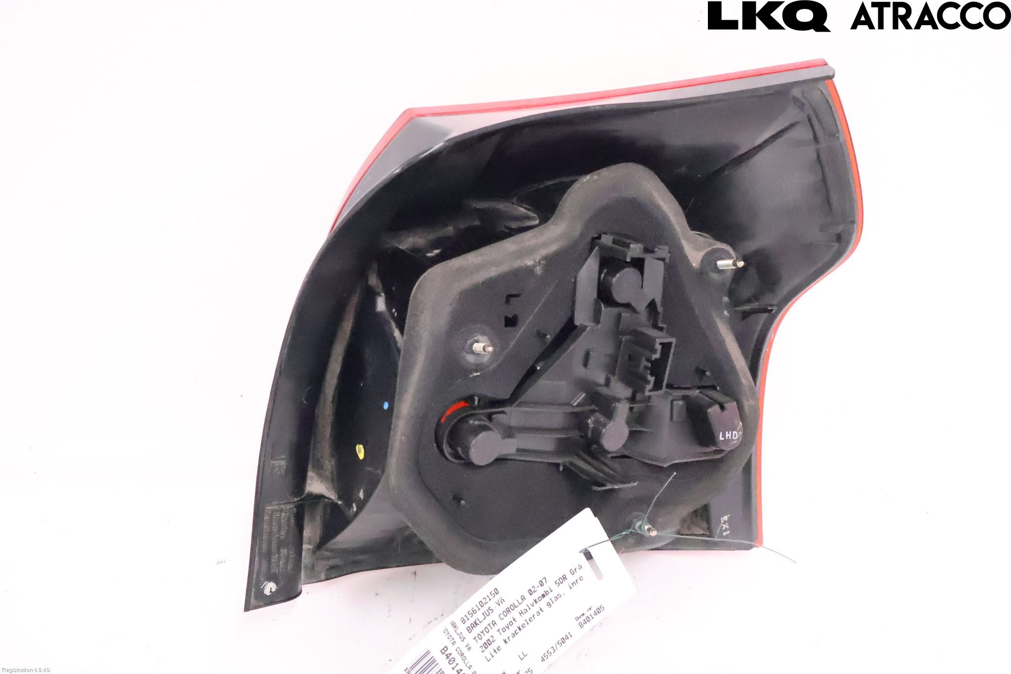 Toyota COROLLA 02-07 Bakljus Vänster