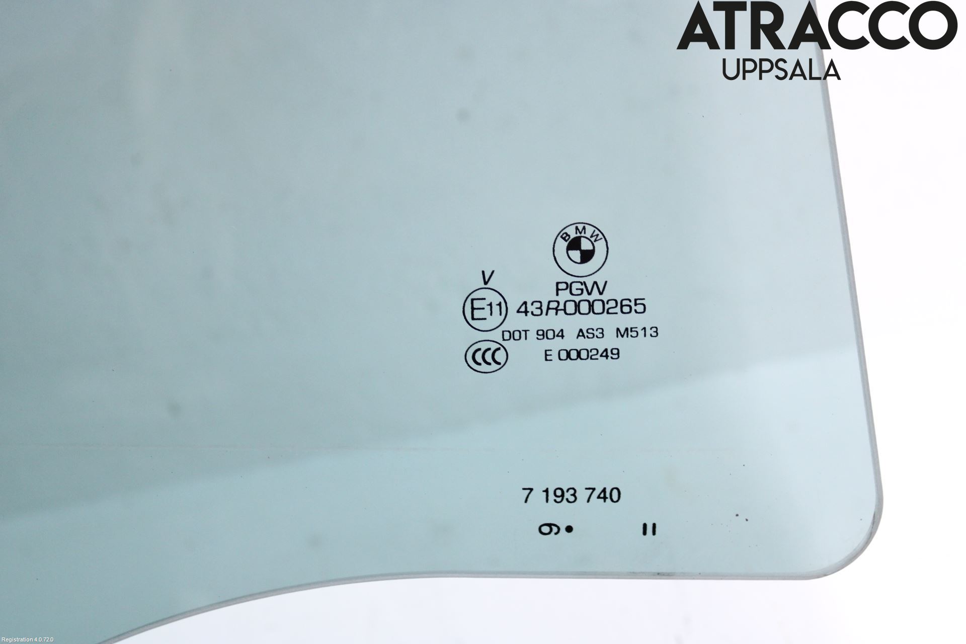 BMW X6 E71/E72   08-14 Dörruta Bak Höger