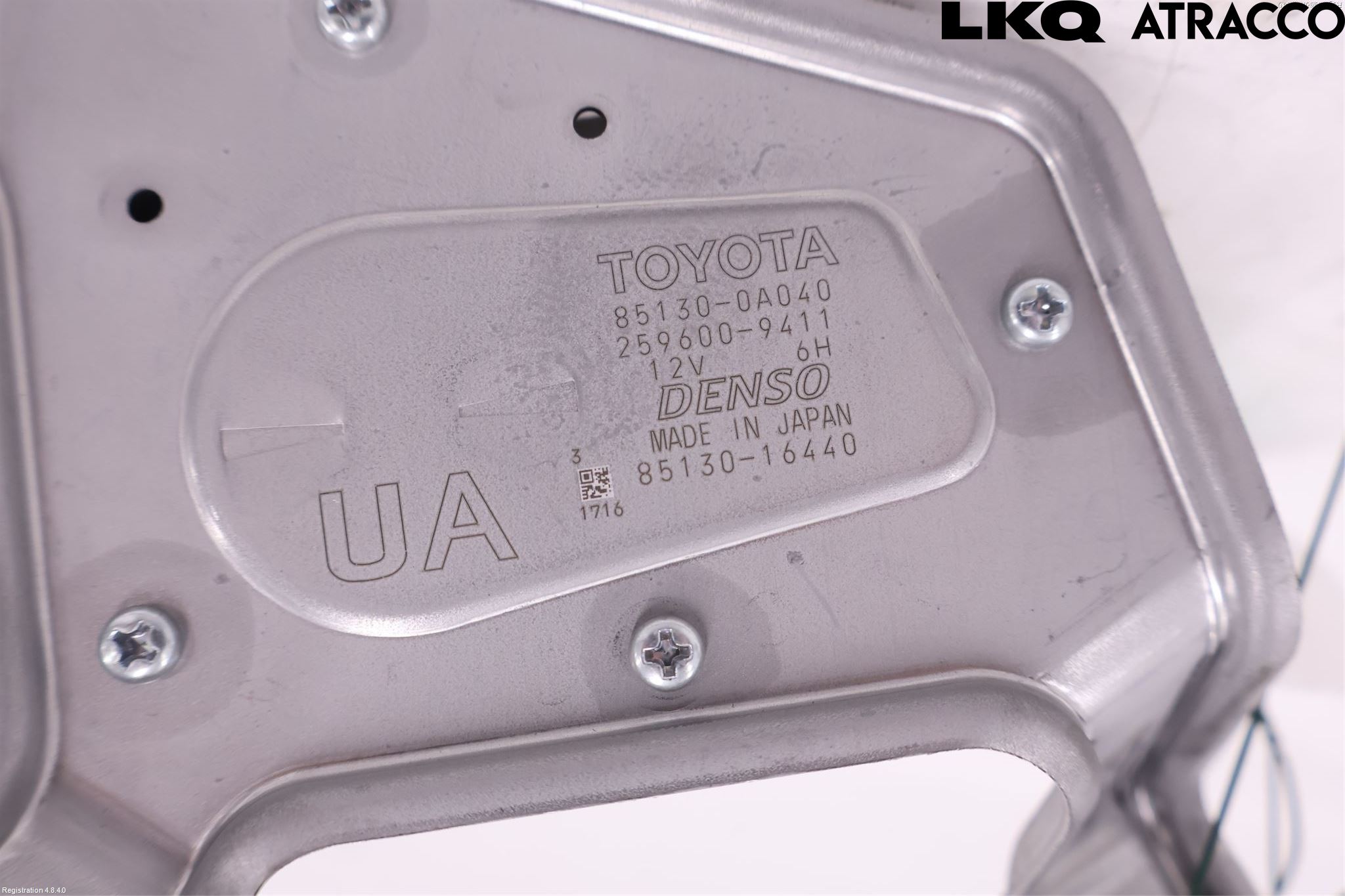 Toyota COROLLA CROSS XG10 22- Torkarmotor Baklucka