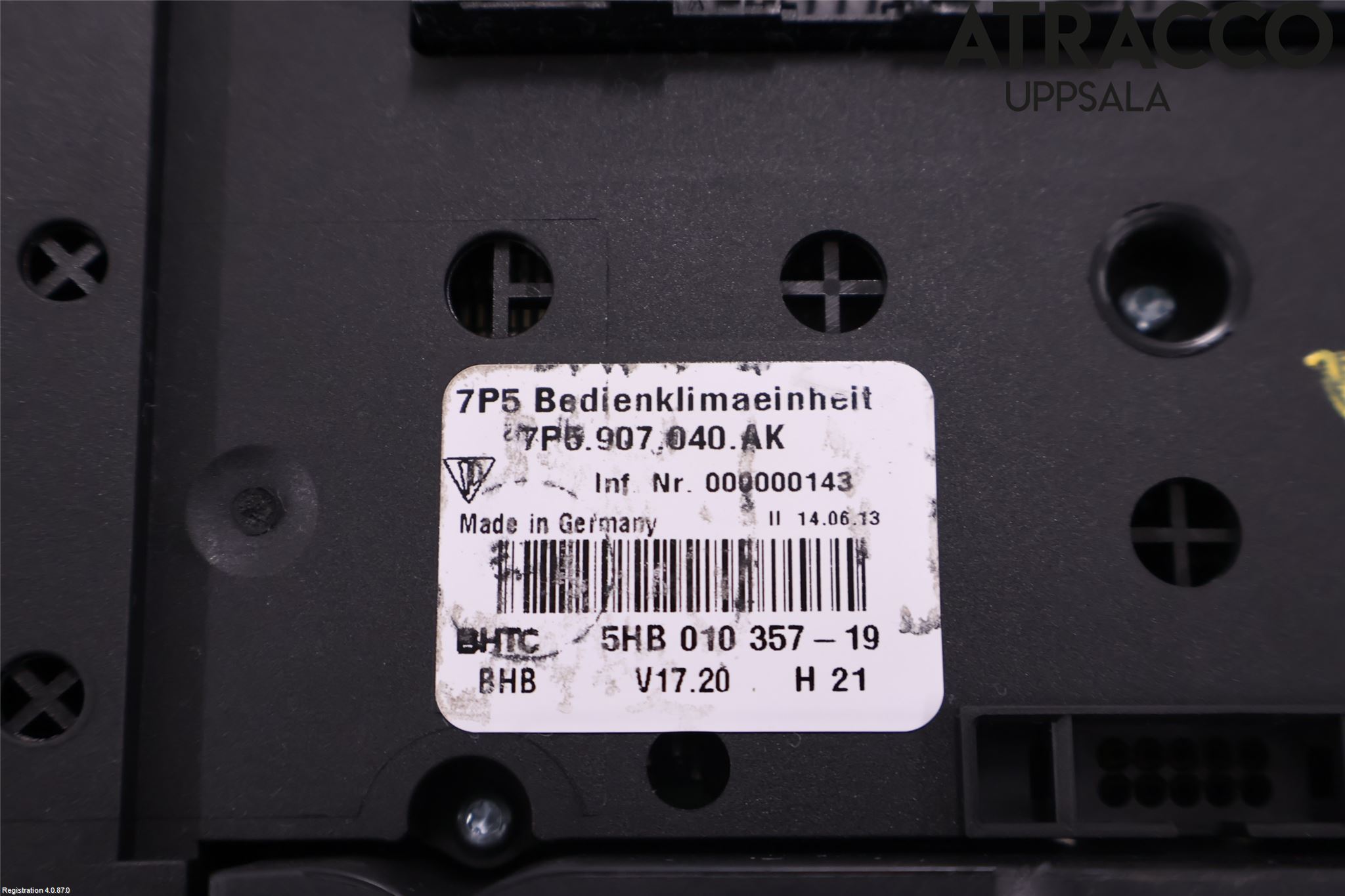 Porsche CAYENNE 03- Ac Styrenhet Ac Manöveren