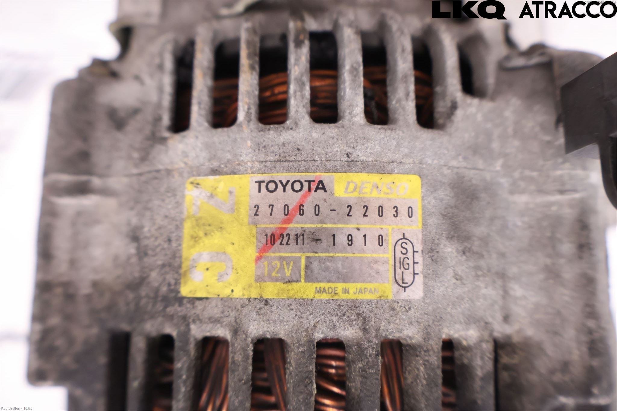 Toyota COROLLA 02-07 Generator