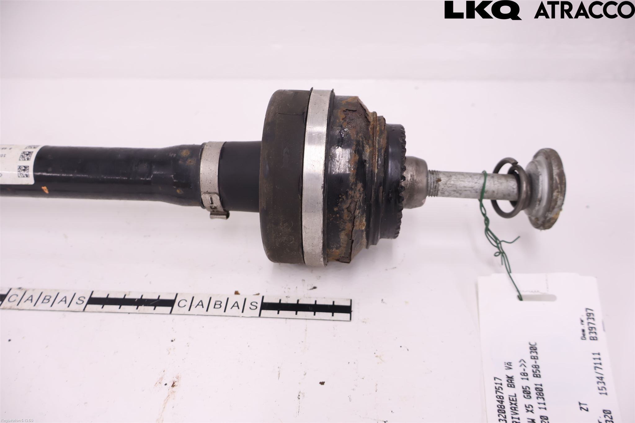 BMW X5 G05 18- Drivaxel Bak Vänster