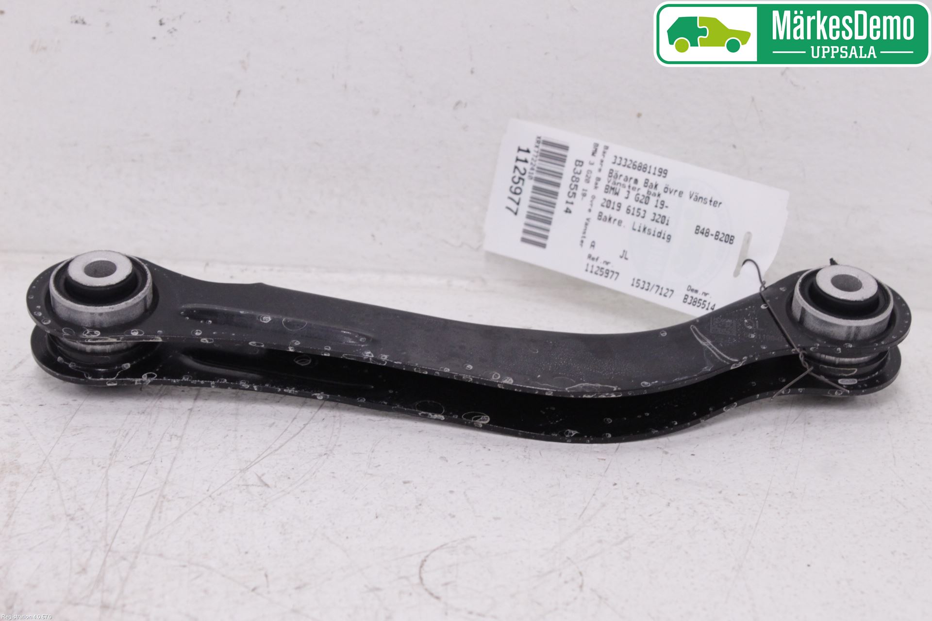 BMW 3 G20/G21/G80/G81 19- Bärarm Bak Övre Vänster