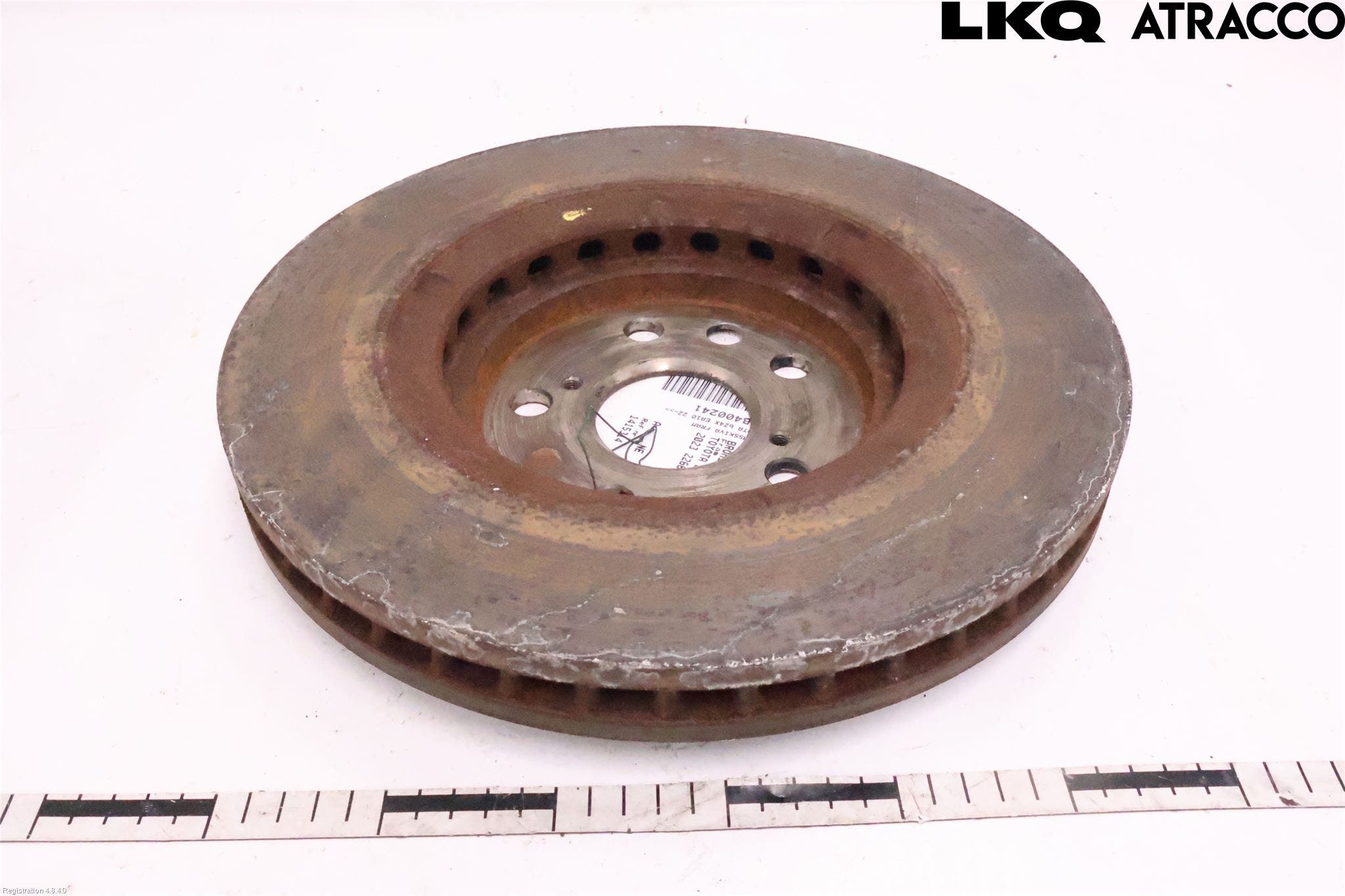 Toyota bZ4X EA10 22- Bromsskiva Fram