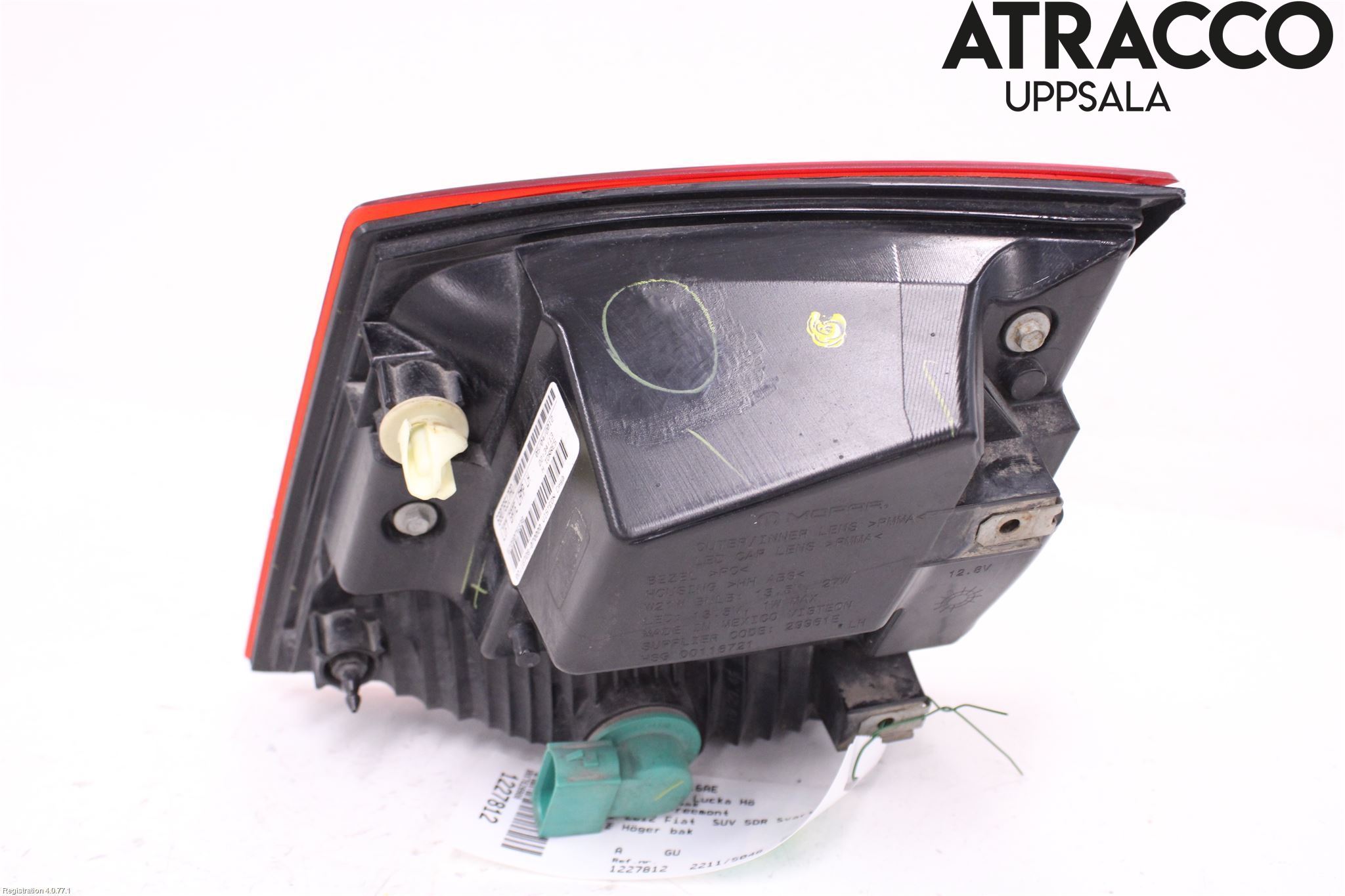 Fiat FREEMONT Bakljus Lucka Vä