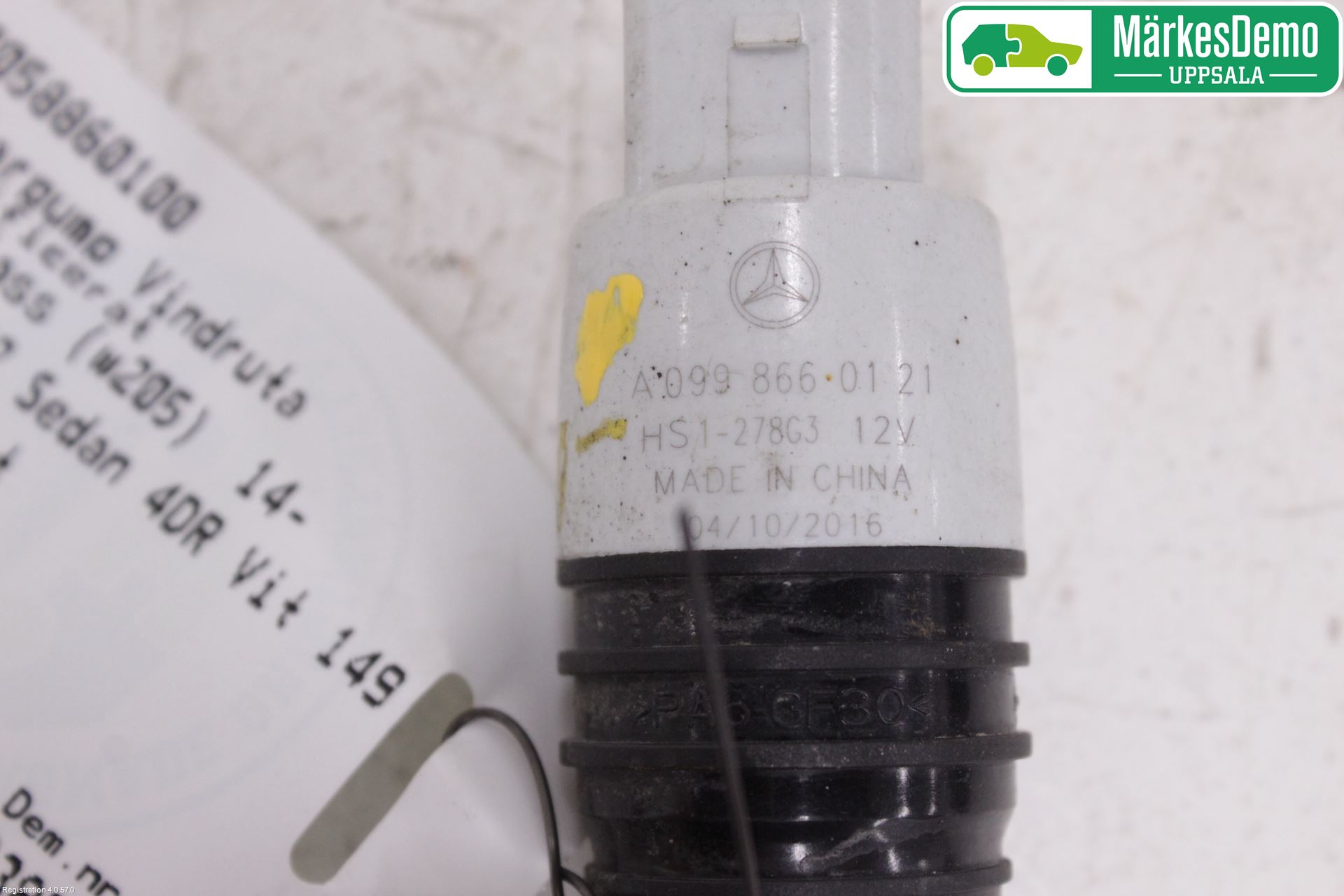 Mercedes-Benz MB C-KLASS (W205) 14-21 Spolarpump Vindruta