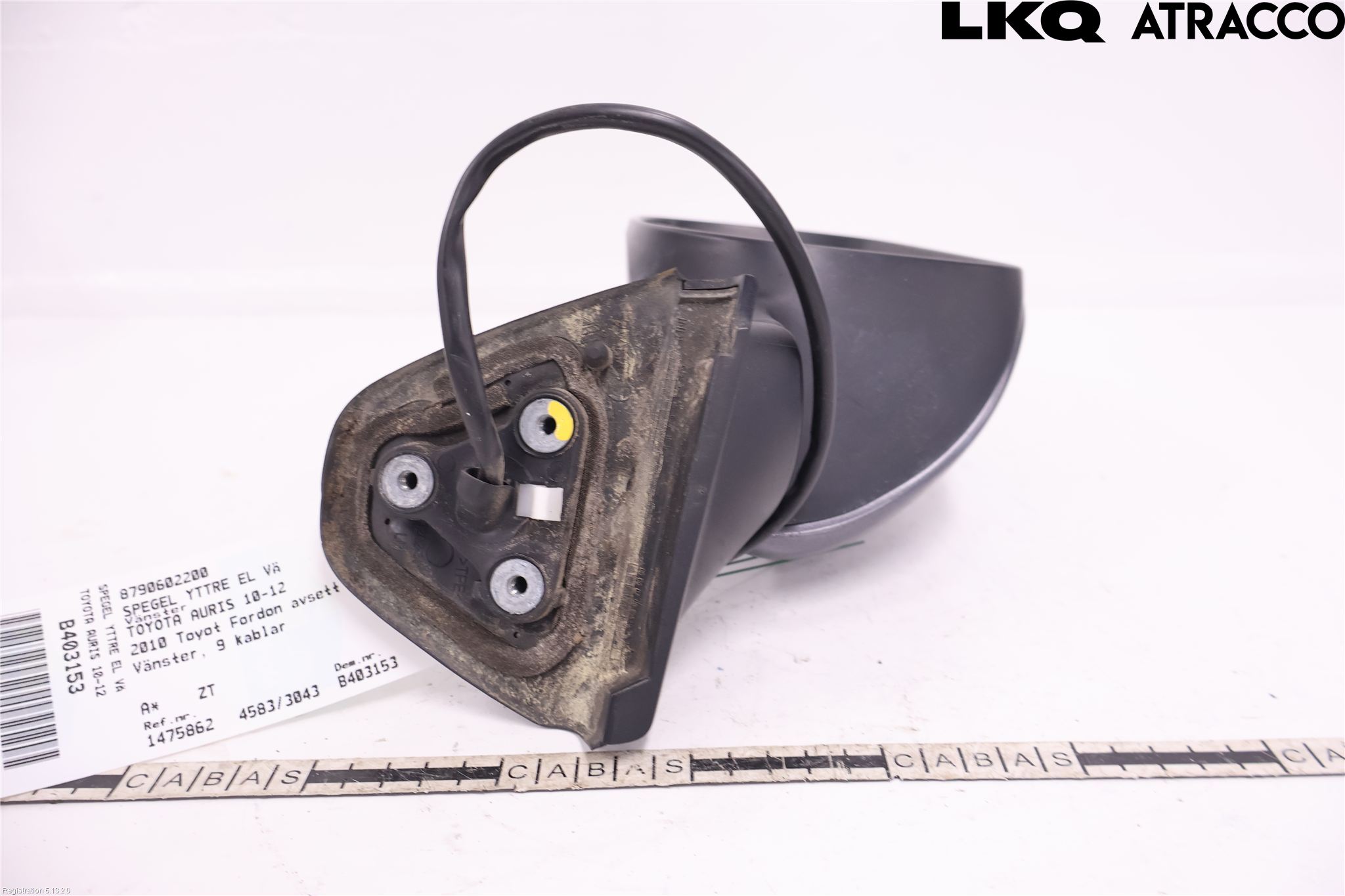 Toyota AURIS 10-12 Spegel Yttre El Vä