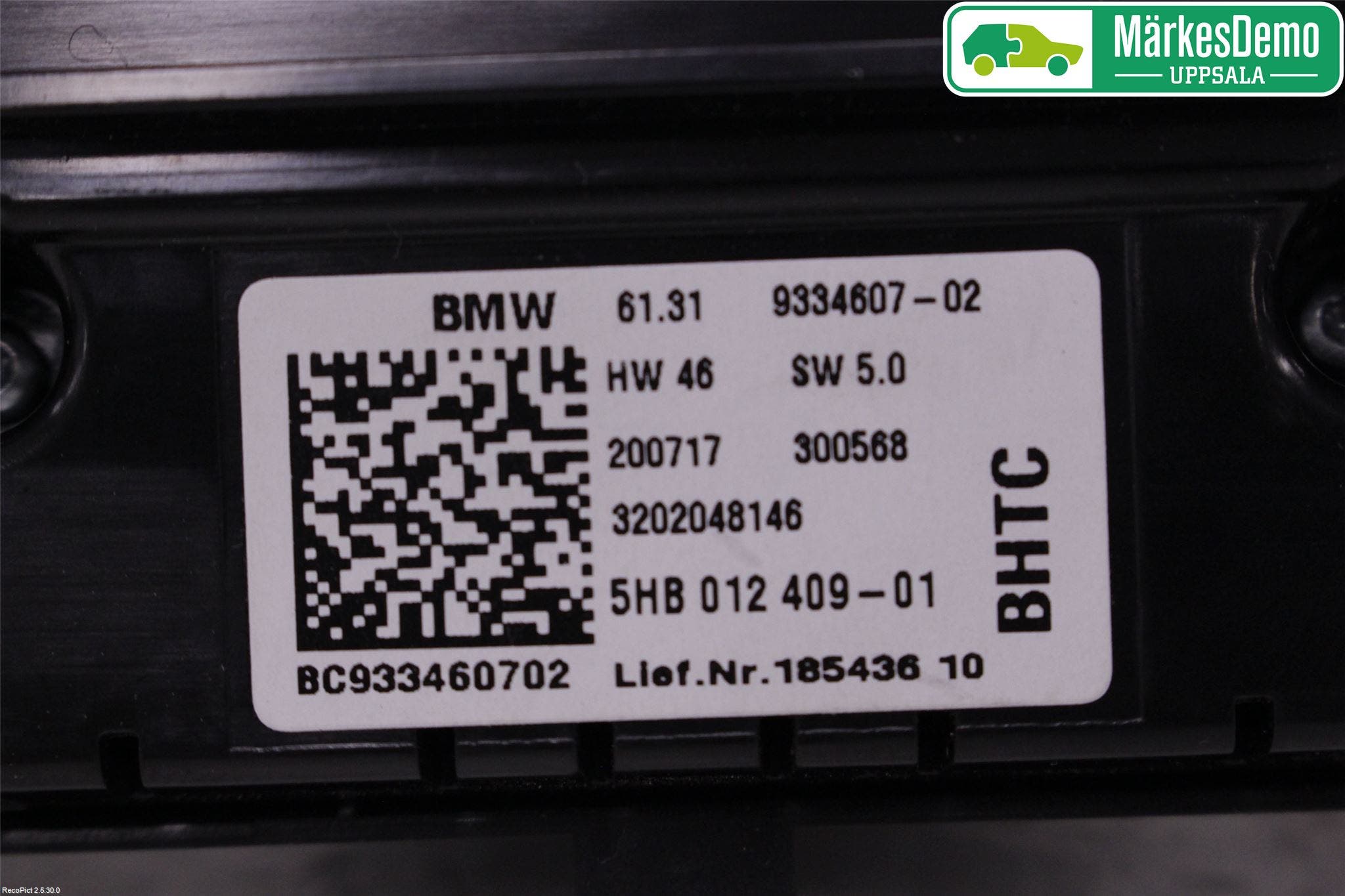 Mini COUNTRYMAN F60 17-23 Ac Styrenhet Ac Manöveren