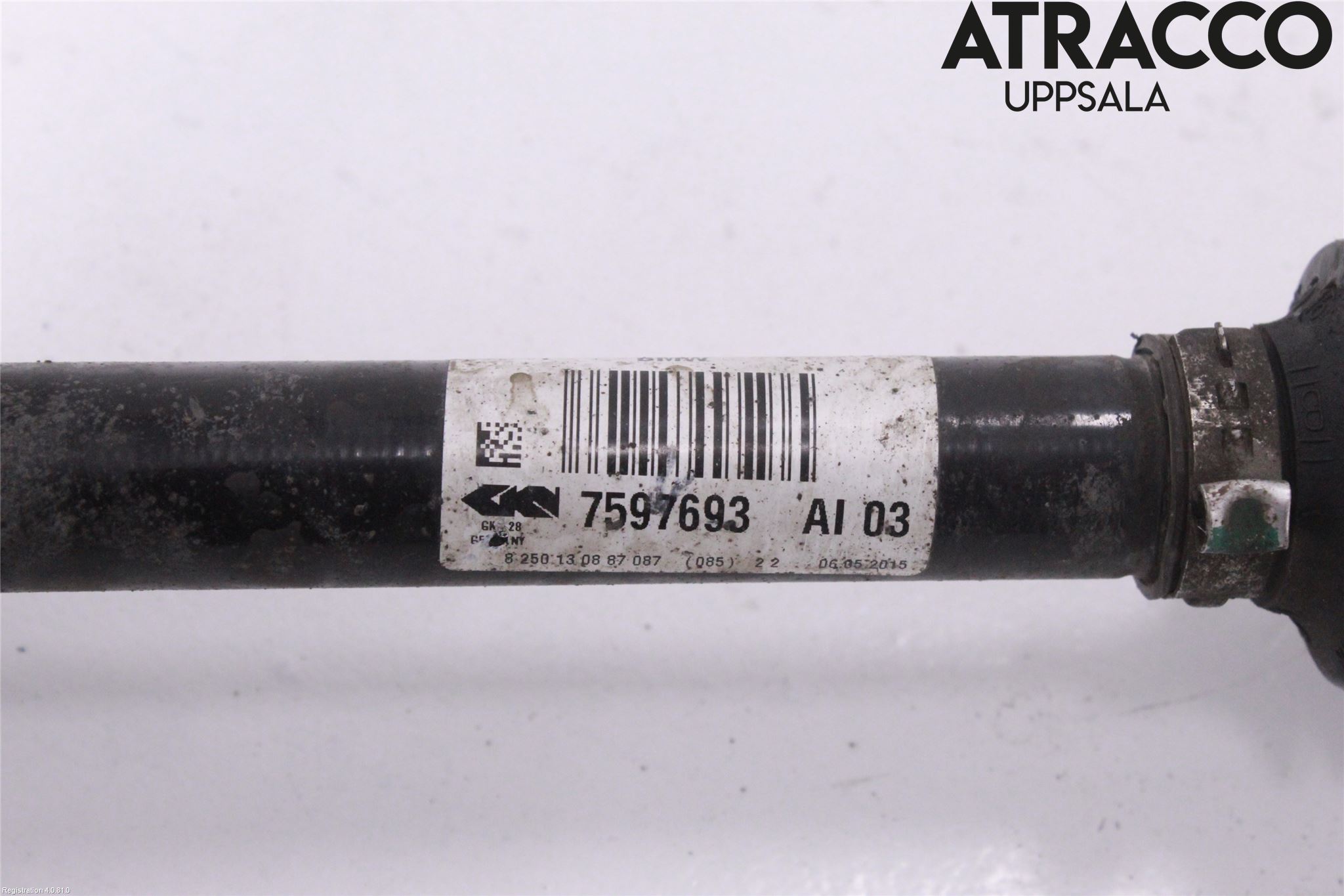 BMW 1 F20/F21 11-19 Drivaxel Fram Vänster