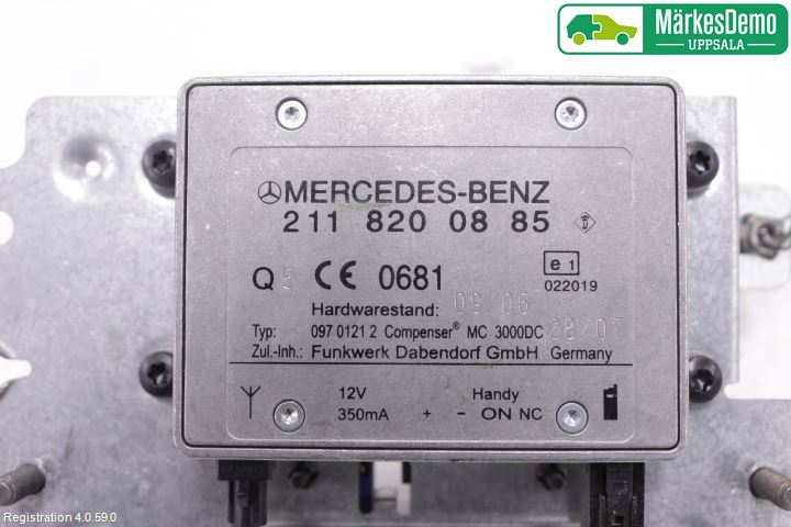 Mercedes-Benz MB GL-KLASS (X164) 06-12 Antenn