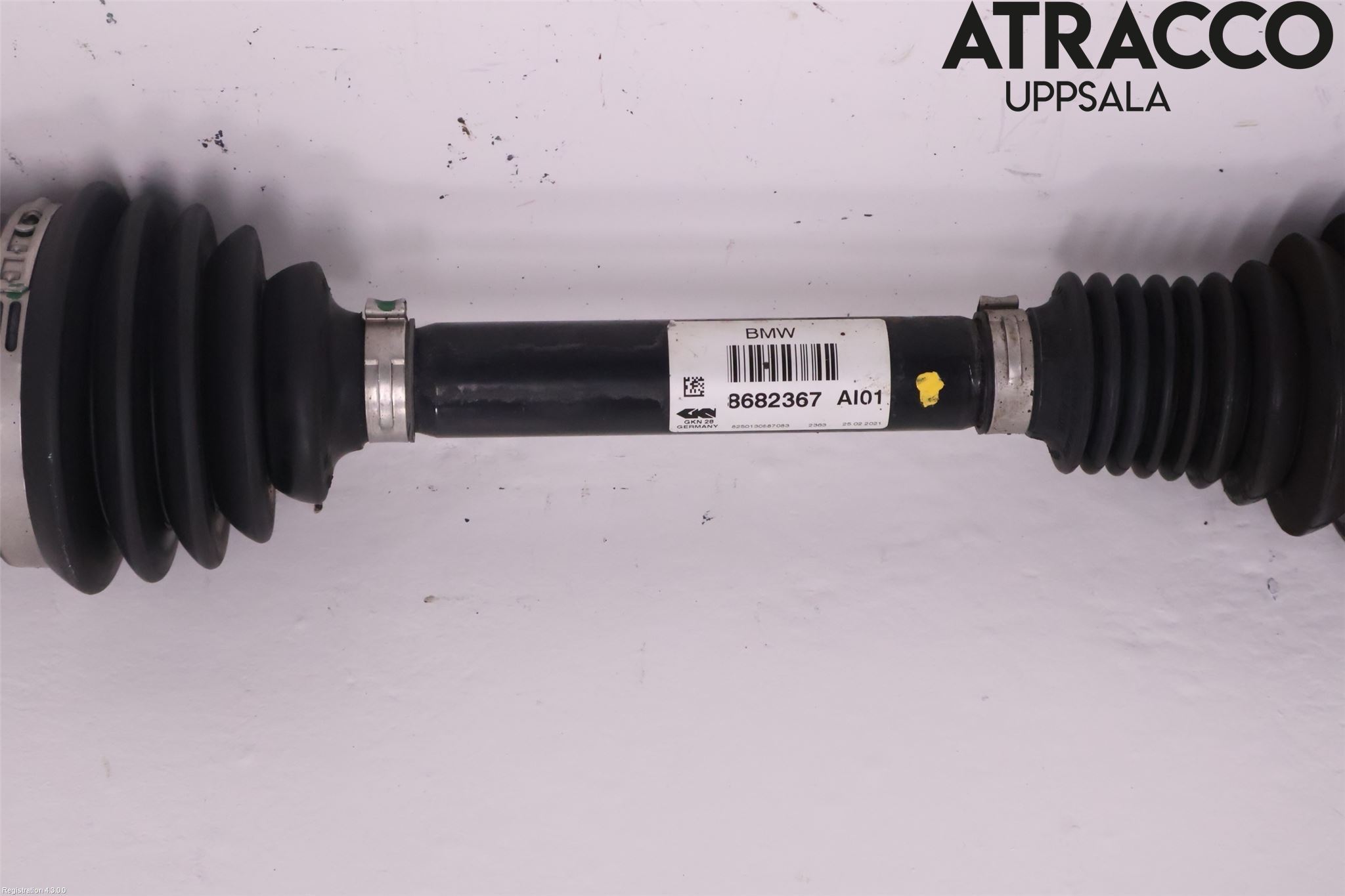 BMW 3 G20/G21/G80/G81 19- Drivaxel Fram Vänster