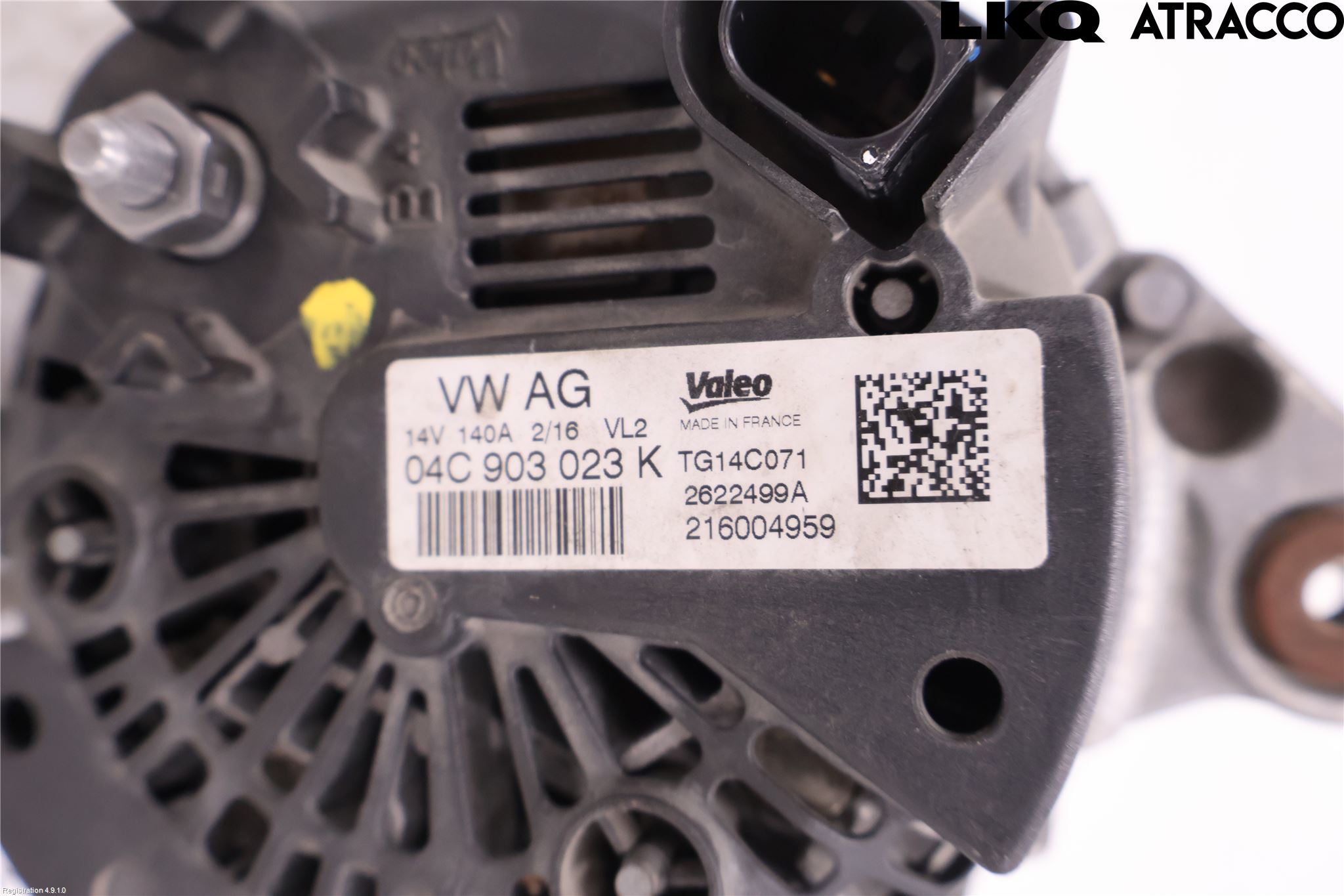 Volkswagen VW GOLF / E-GOLF VII 13-20 Generator