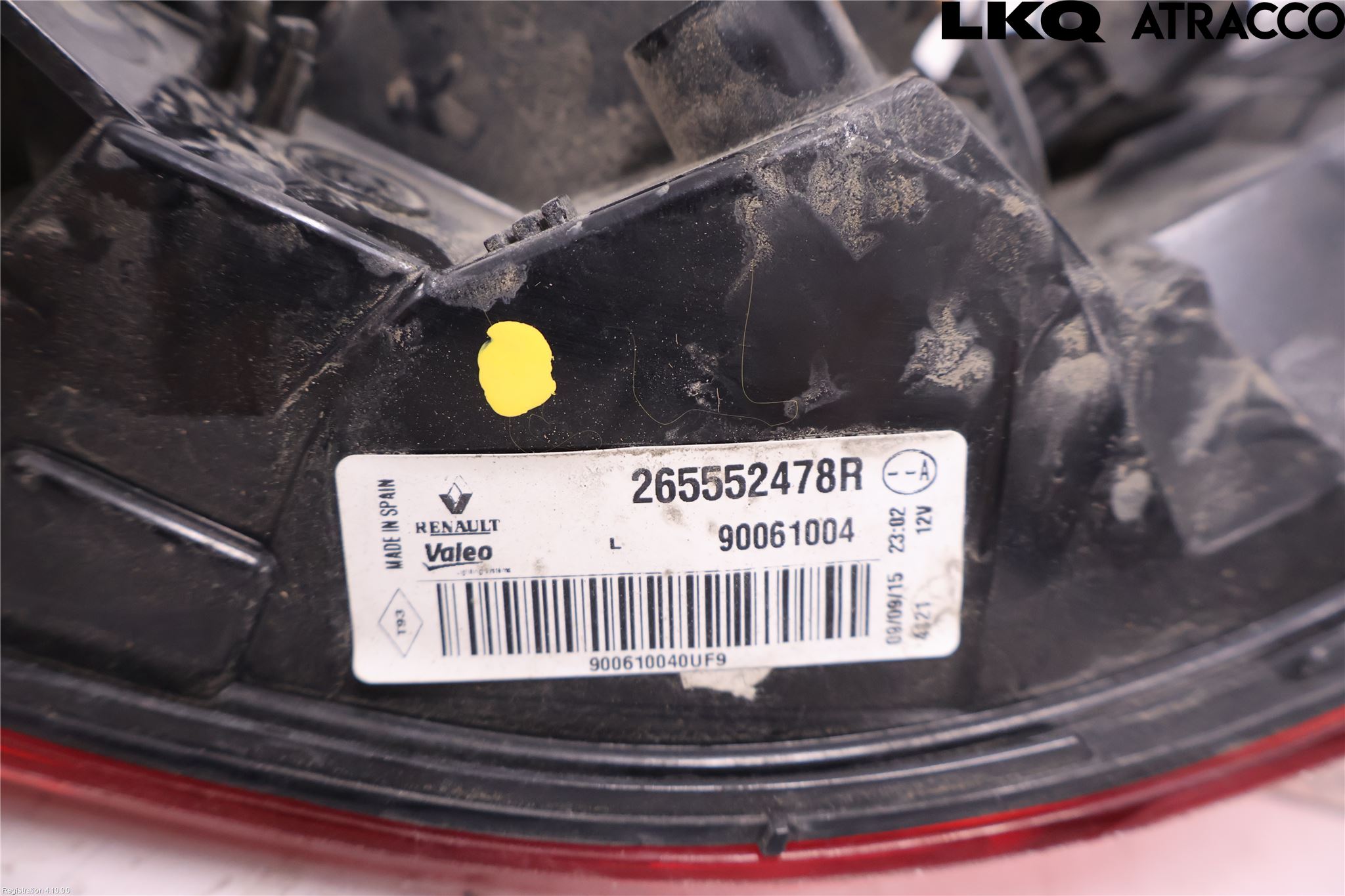 Renault KADJAR 15- Bakljus Vänster