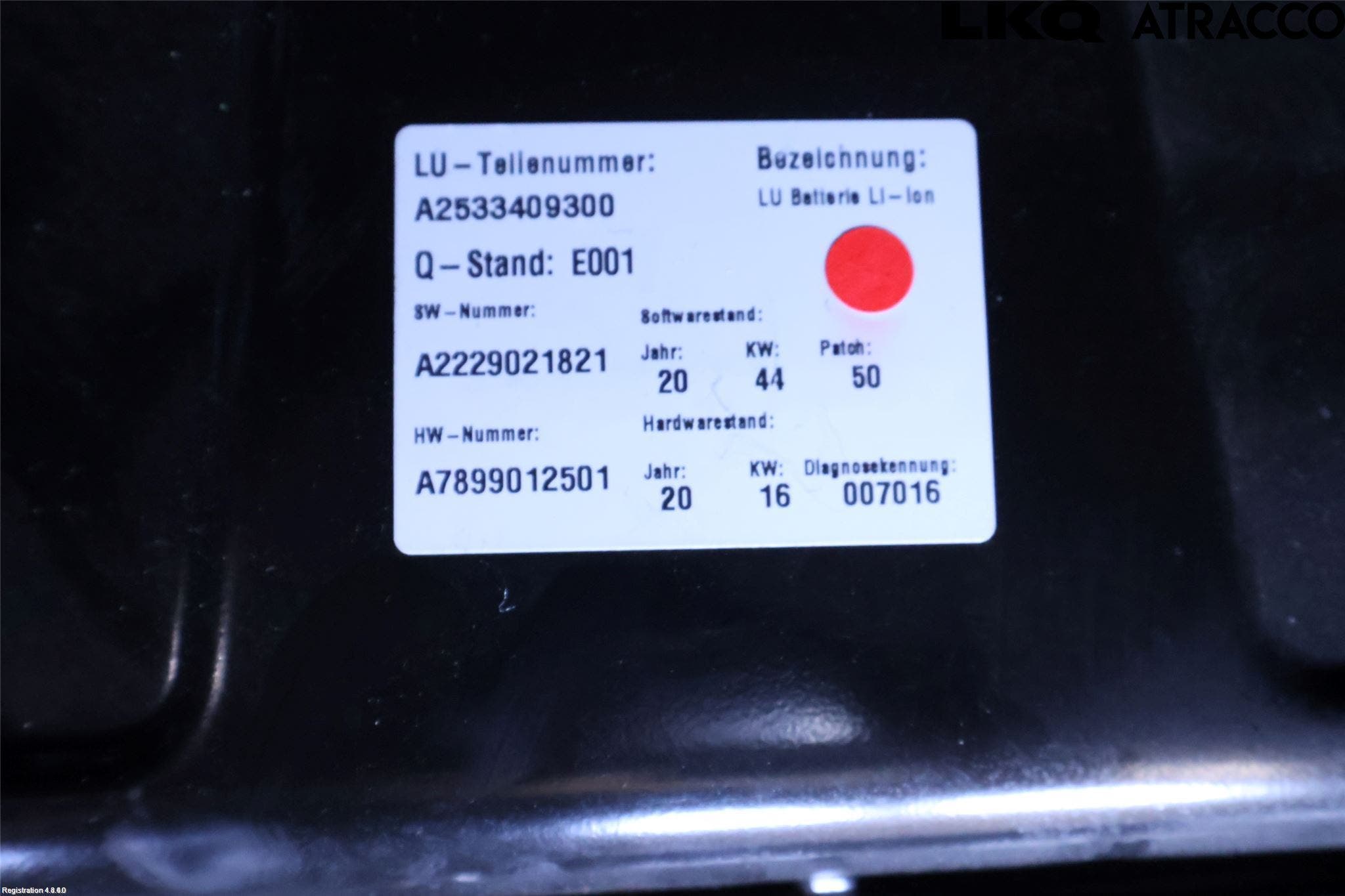 Mercedes-Benz MB GLC-KLASS (X253/C253) 15-22 Batteri Högspänning
