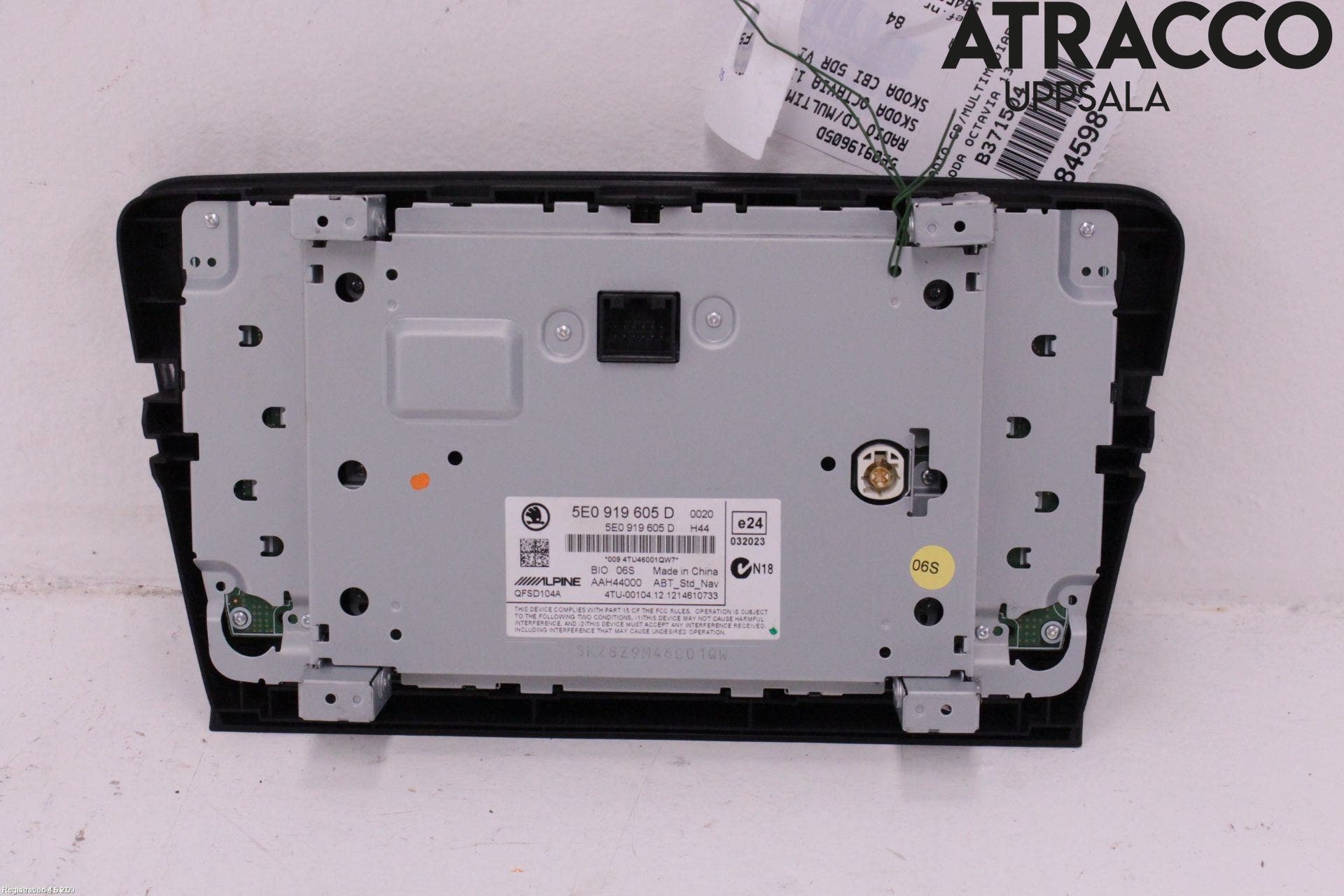 Skoda OCTAVIA (5E) 13-20 Cd Radio - Multimediapanel