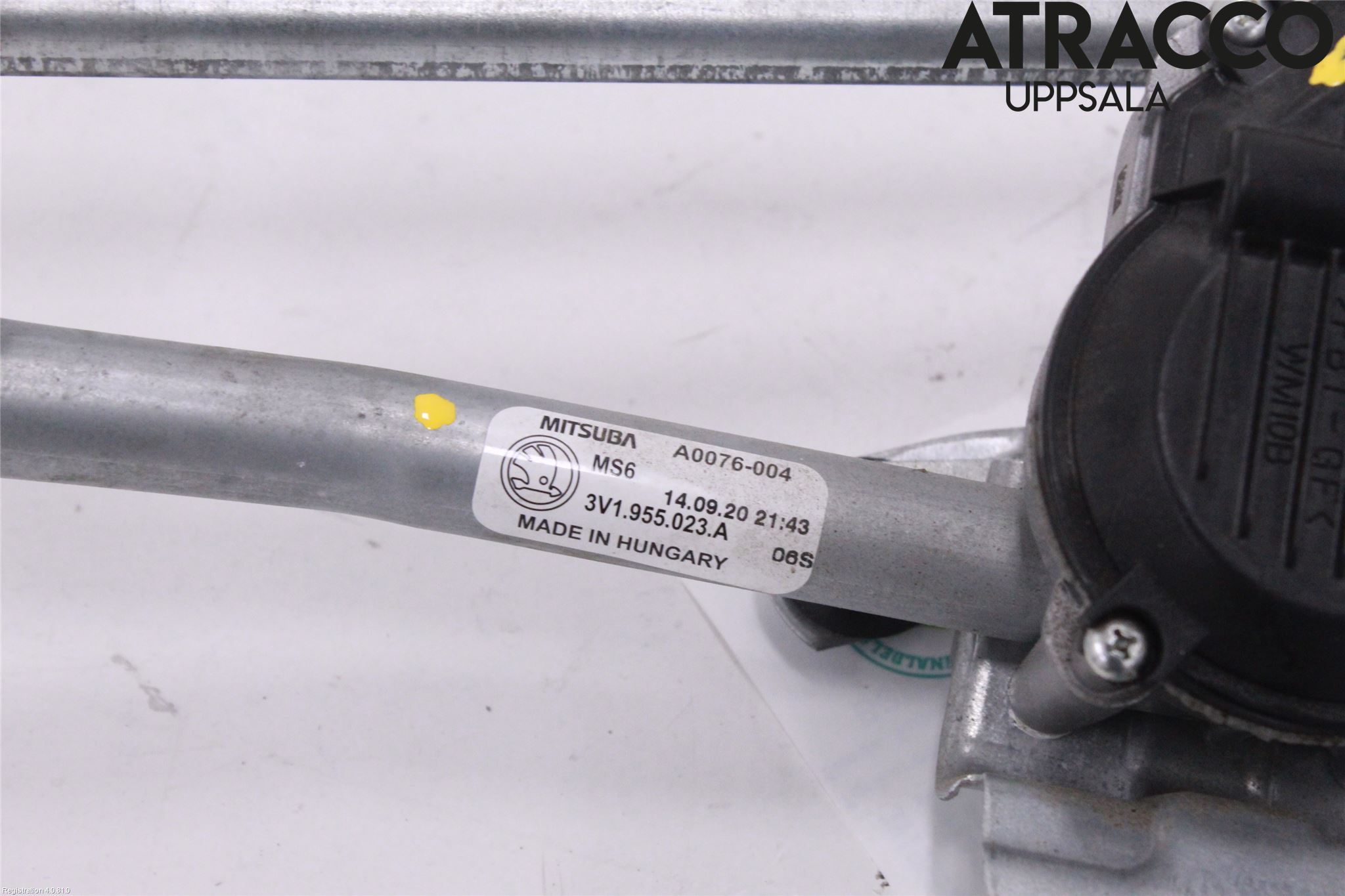 Skoda SUPERB 16-24 Torkarmekanism Vindruta