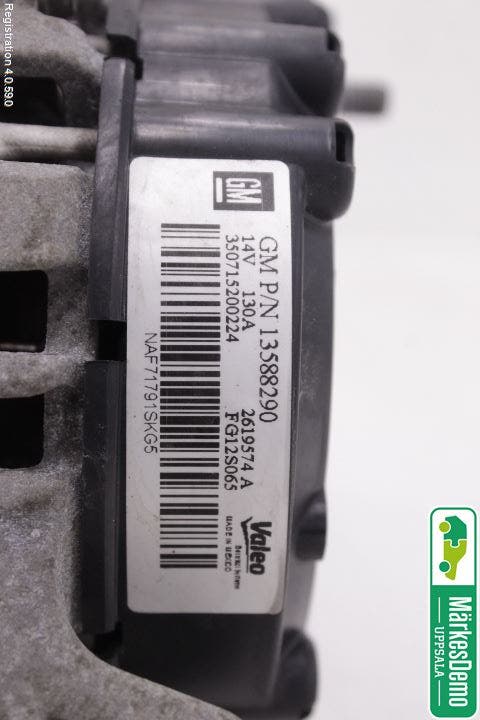 Opel ASTRA J 10-15 Generator