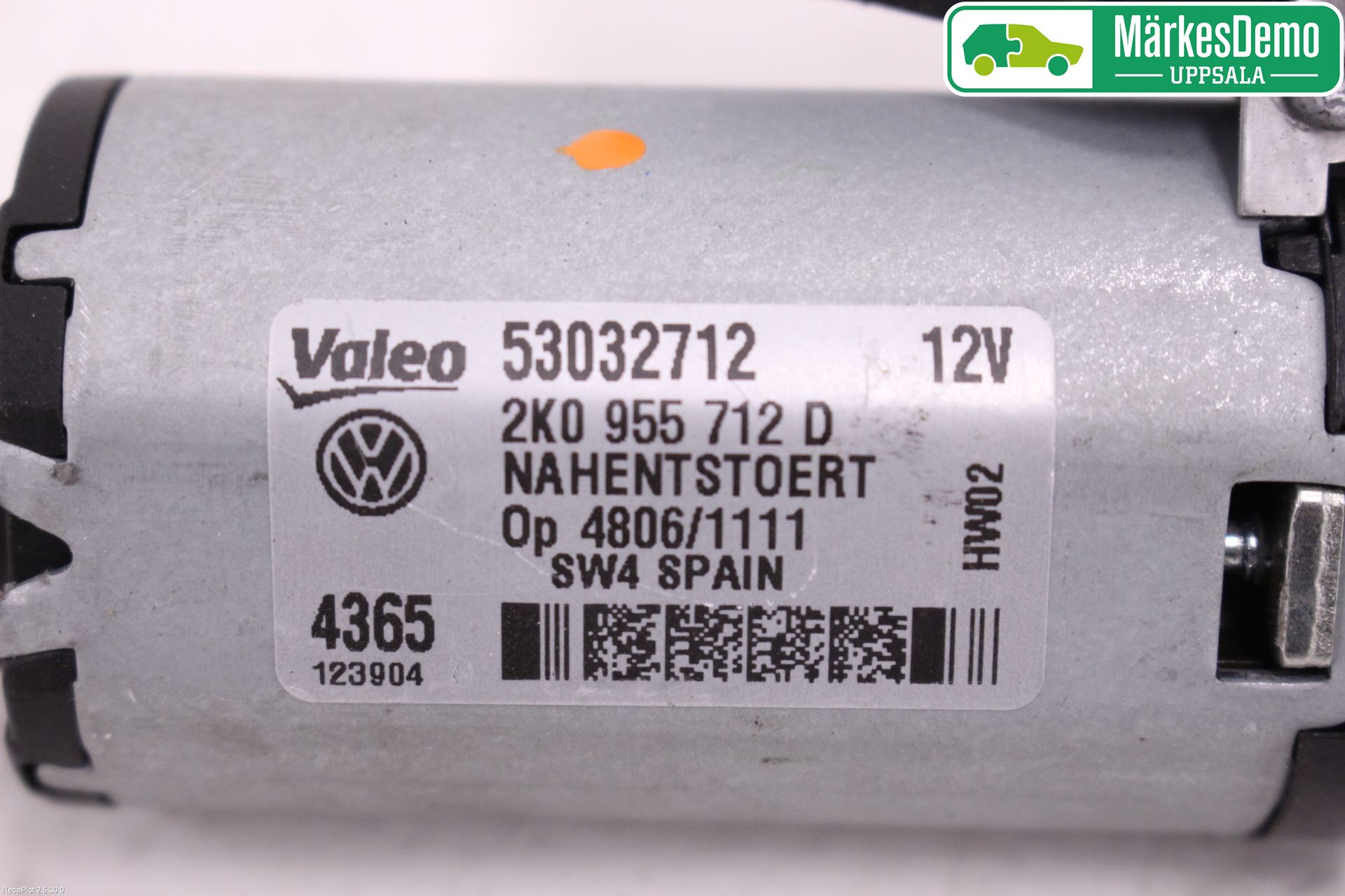 Volkswagen VW CADDY 16-20 Torkarmotor Baklucka