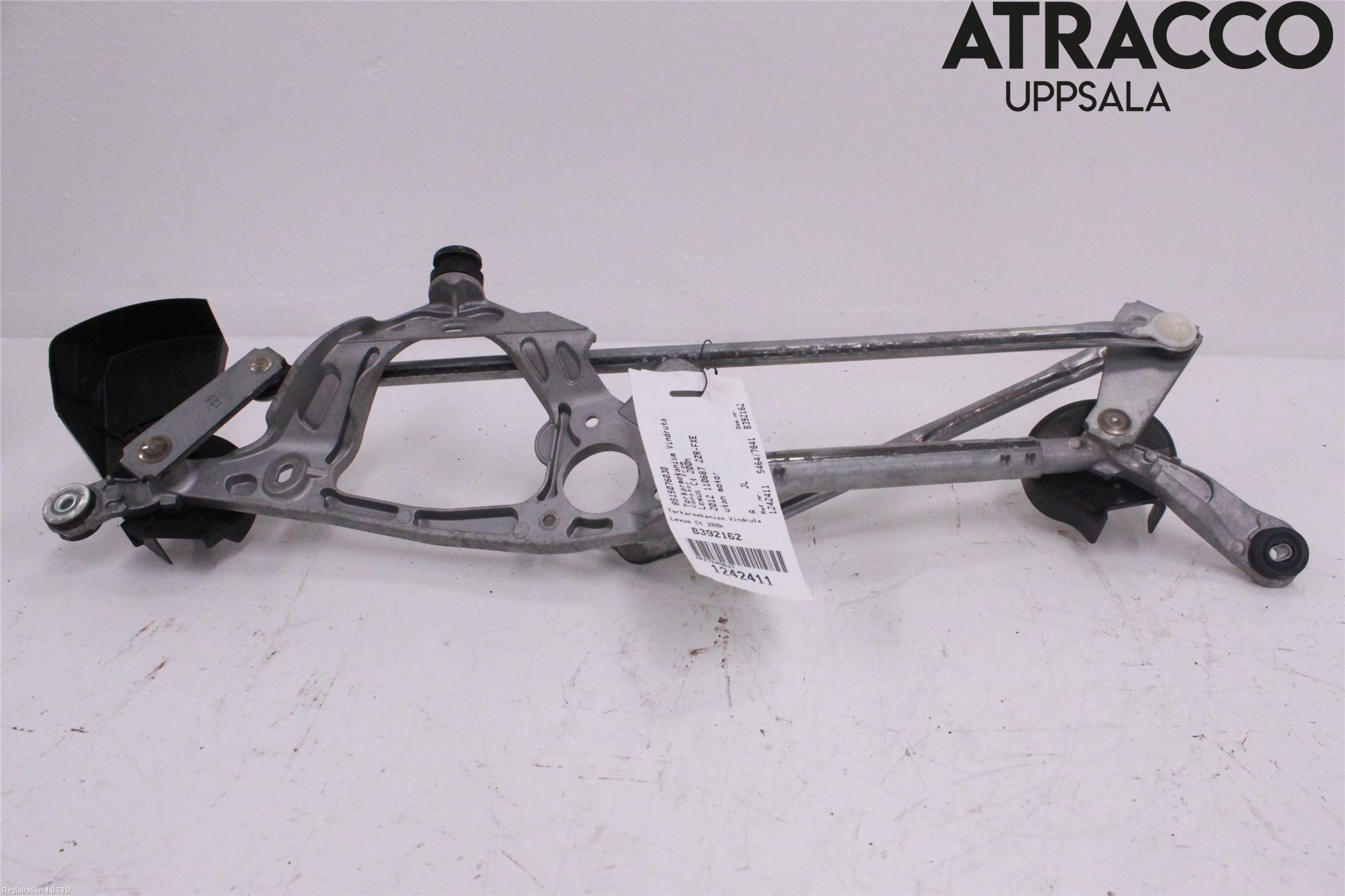 Lexus CT 200h Torkarmekanism Vindruta