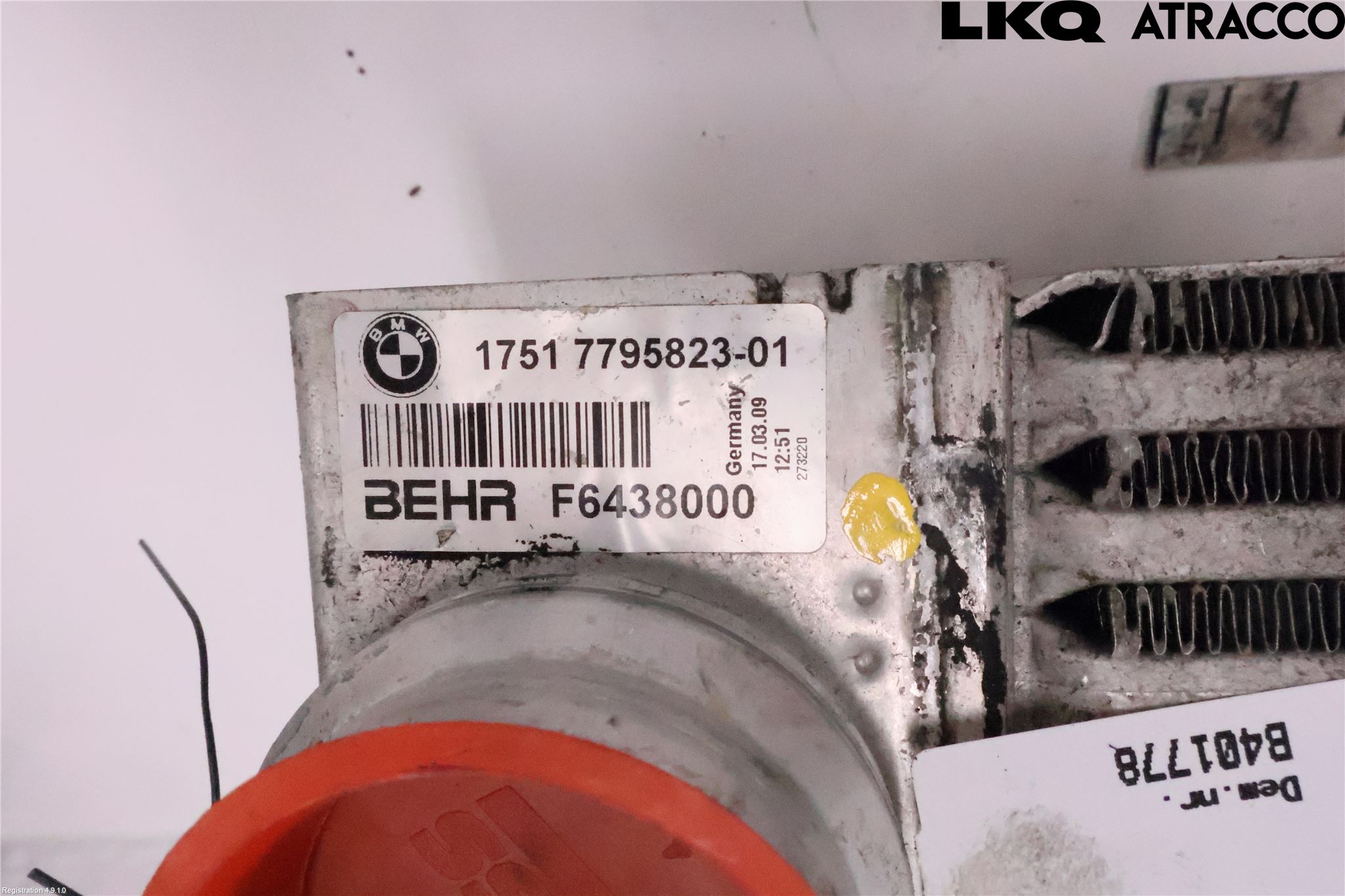 BMW 5 E60/61 Sed/Tou 02-10 Laddluft-Intercooler Kyl