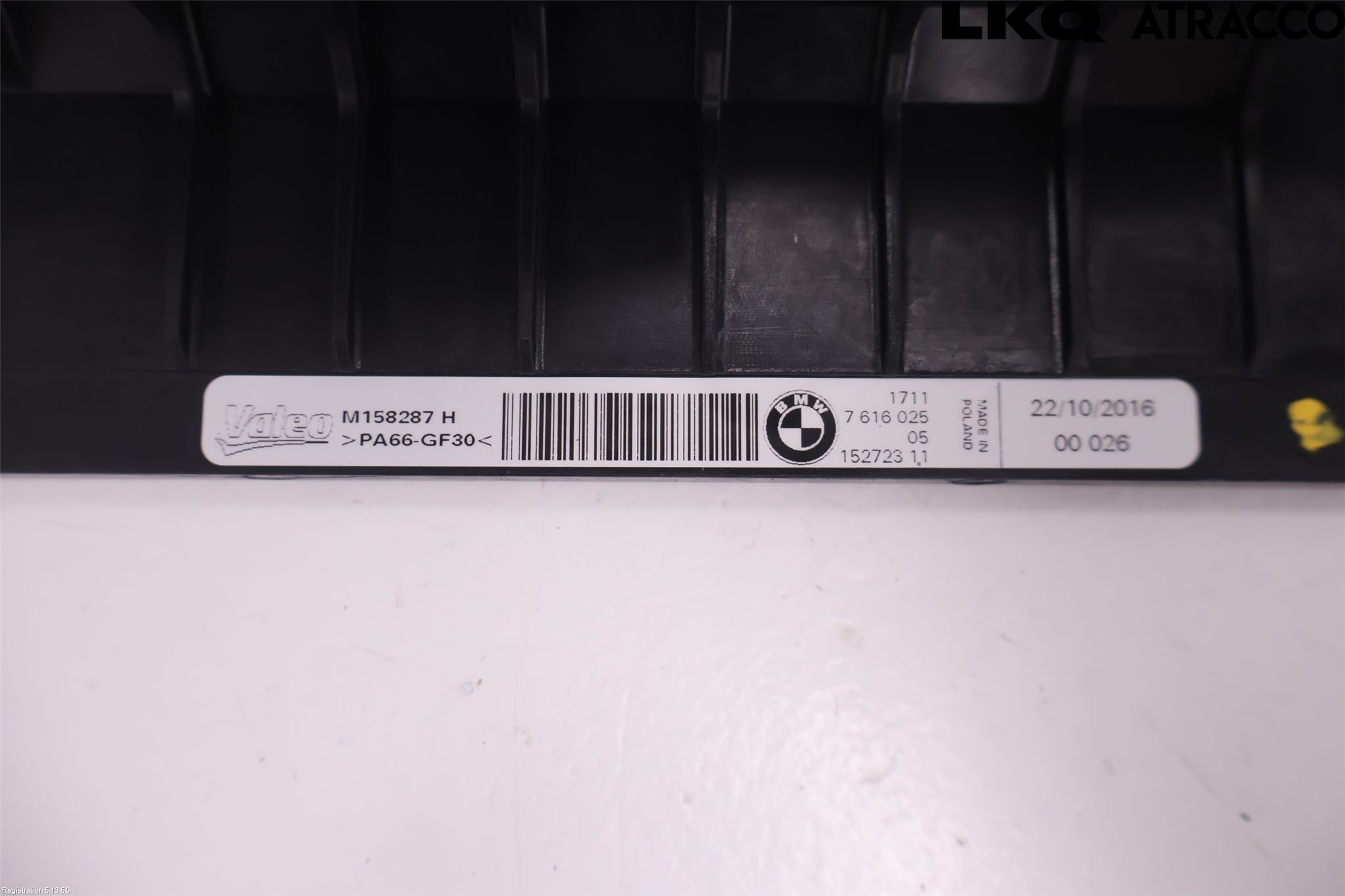 BMW i3 I01 13-22 Kylarfäste-Ram-Balk
