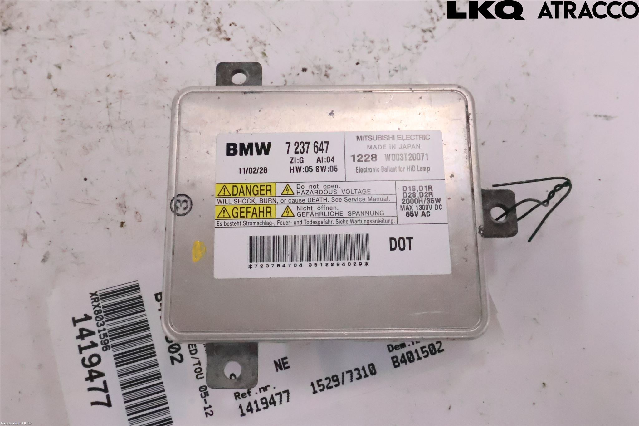 BMW 3 E90/91 SED/TOU 05-12 Styrenhet Strålkastare