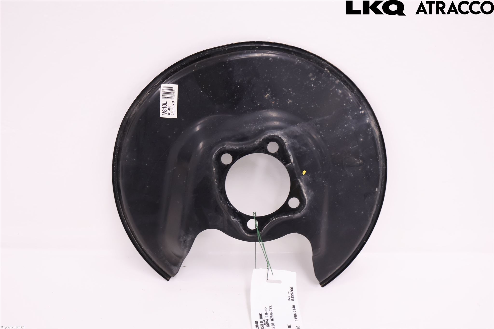 Toyota RAV4 19- Bromssköld Bak