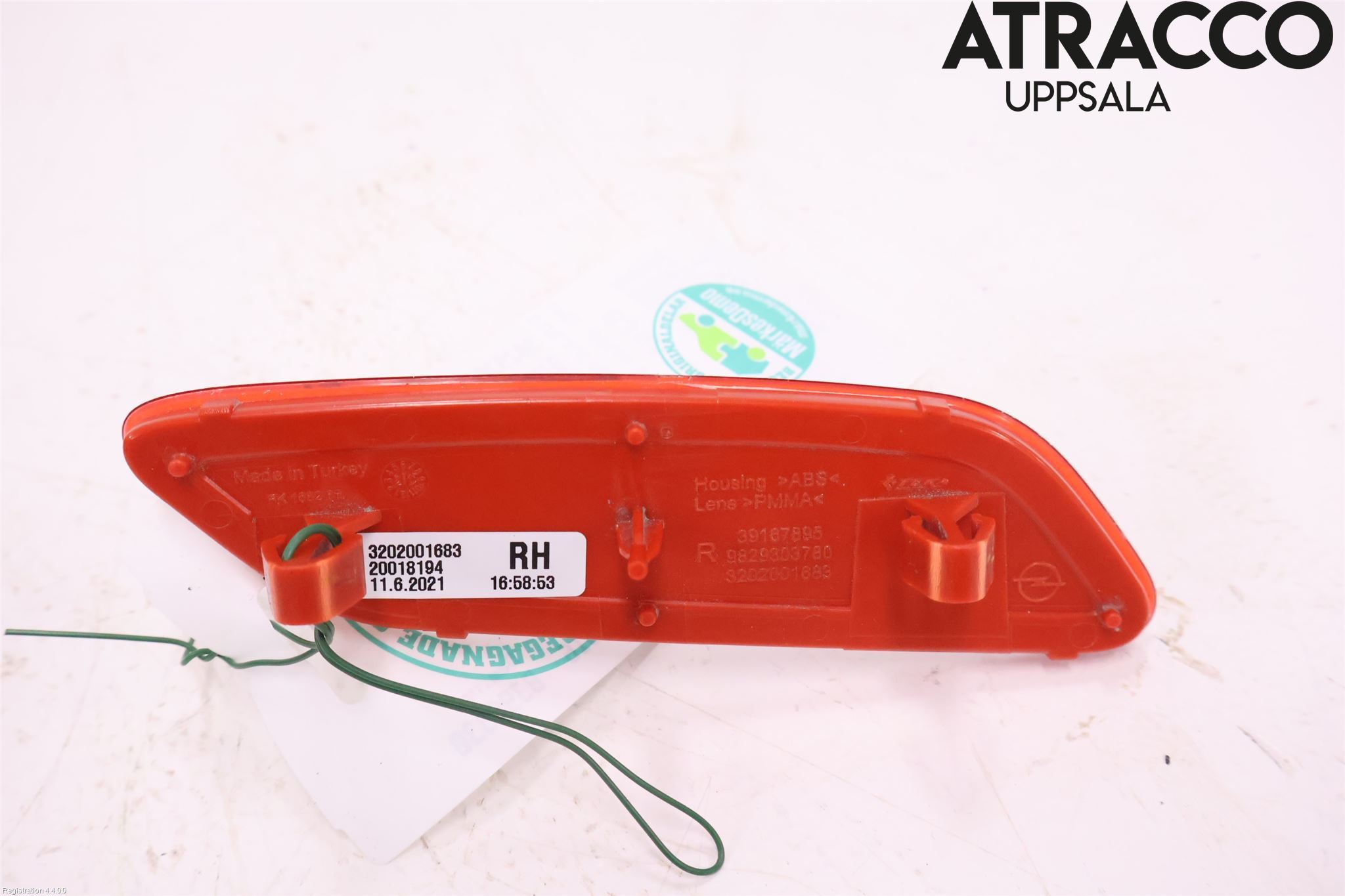 Opel CORSA F, CORSA-E 20- Dimljus/Reflex Bak