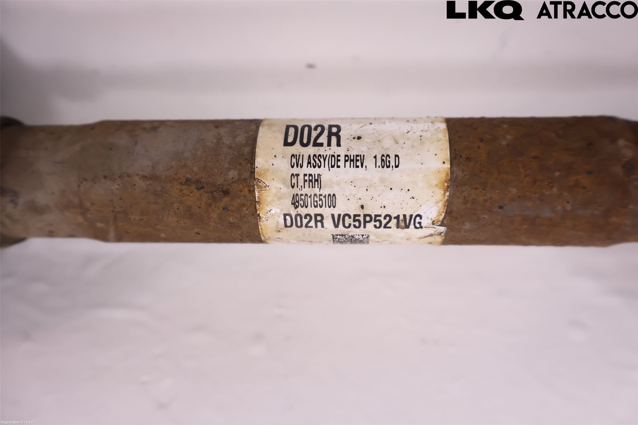 Kia NIRO (DE) 17-22 Drivaxel Fram Höger