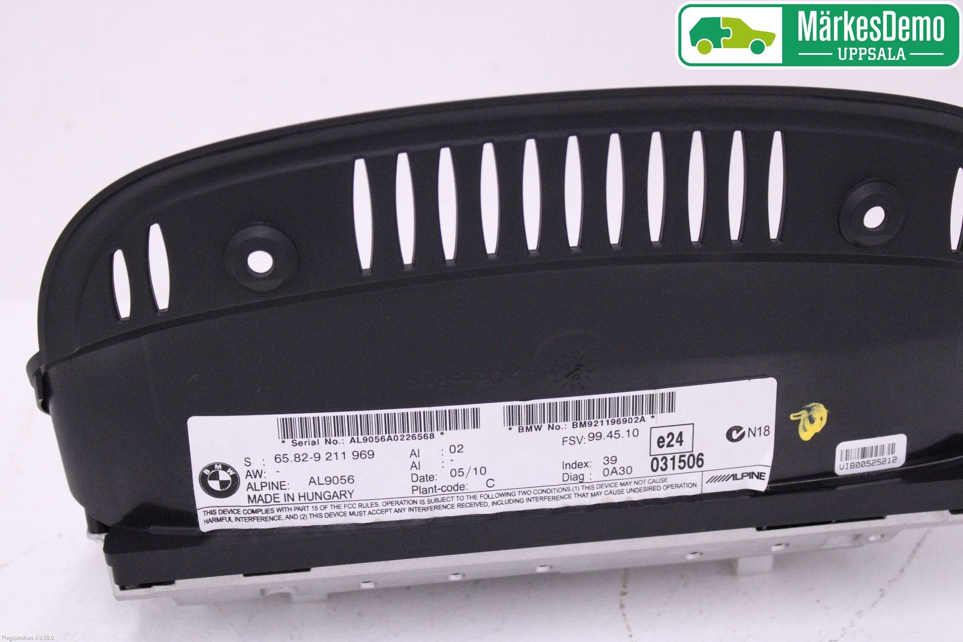 BMW 5 E60/61 Sed/Tou 02-10 Bildskärm