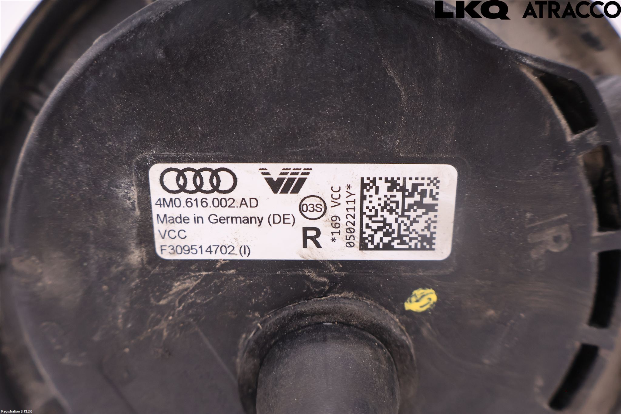 Audi E-TRON, S GE 19- Nivå-Luftfjädring Bälg