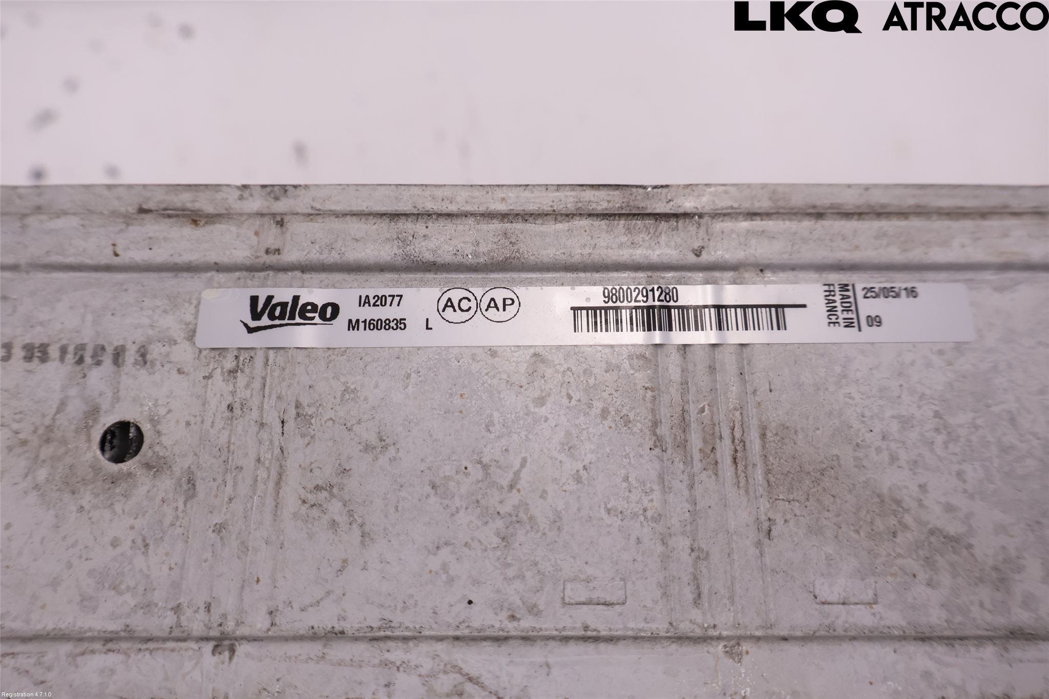 Citroen C4 II 11-18 Laddluft-Intercooler Kyl