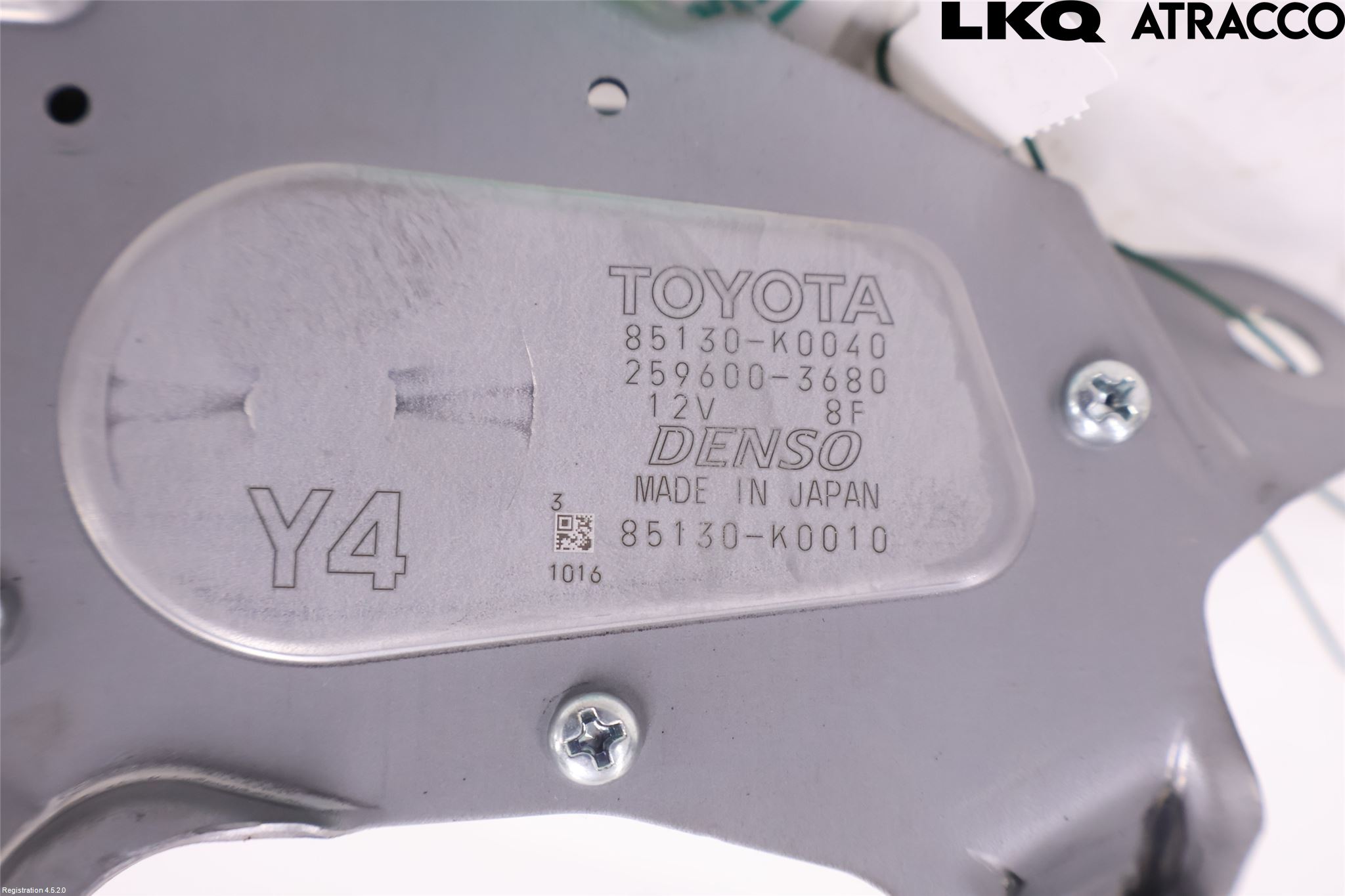 Toyota YARIS XP21 20- Torkarmotor Baklucka