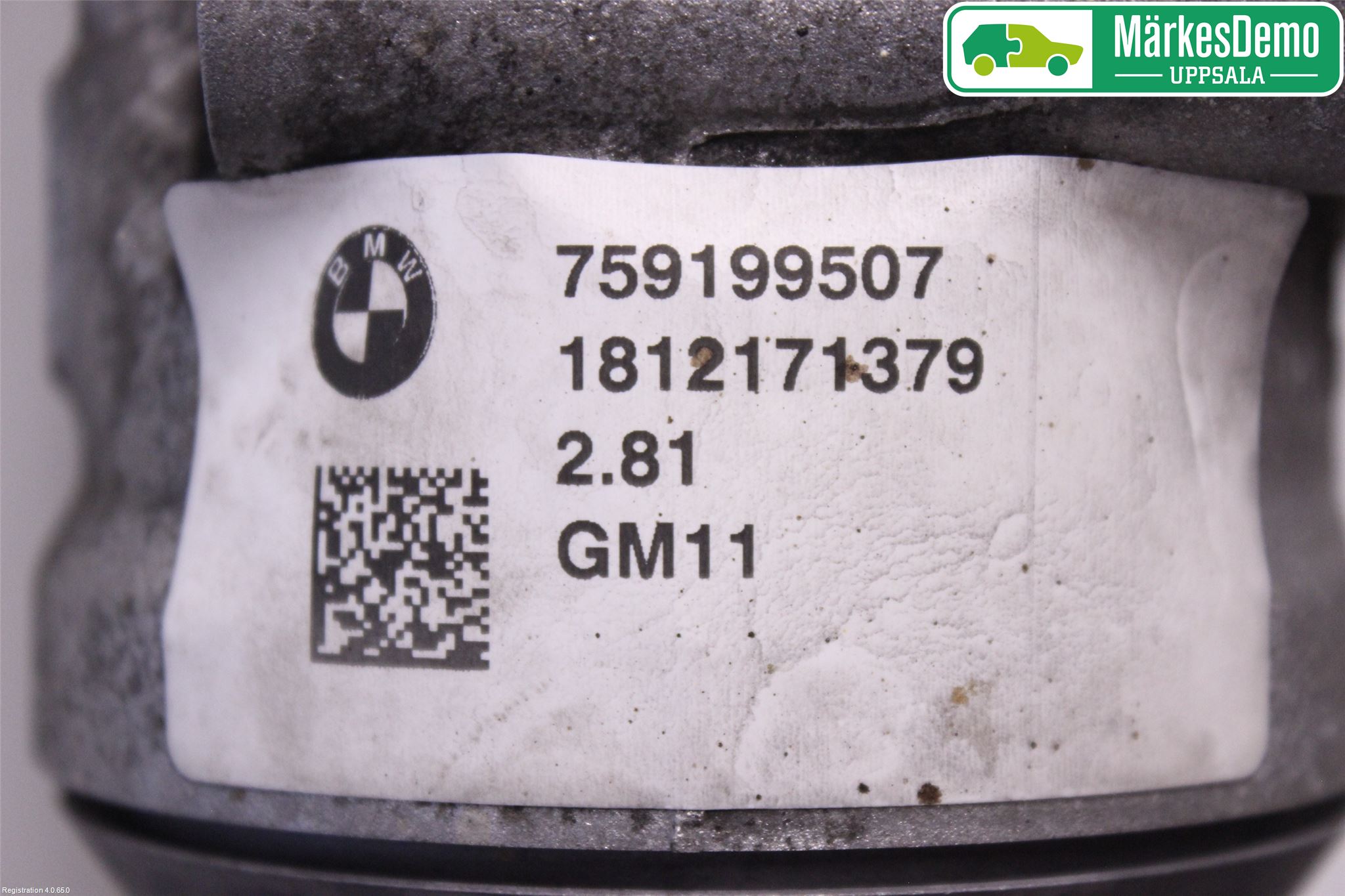 BMW 3 F30/F31/F80 12-19 Framvagn Diffrential