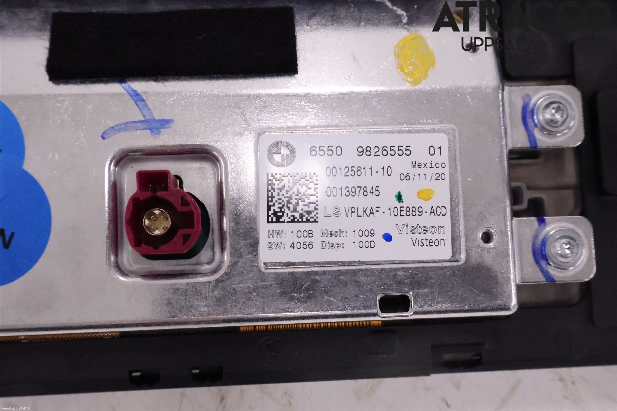 BMW 3 G20/G21/G80/G81 19- Bildskärm