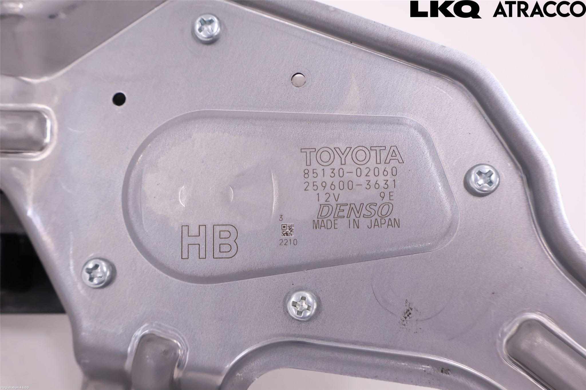 Toyota COROLLA 19- Torkarmotor Baklucka