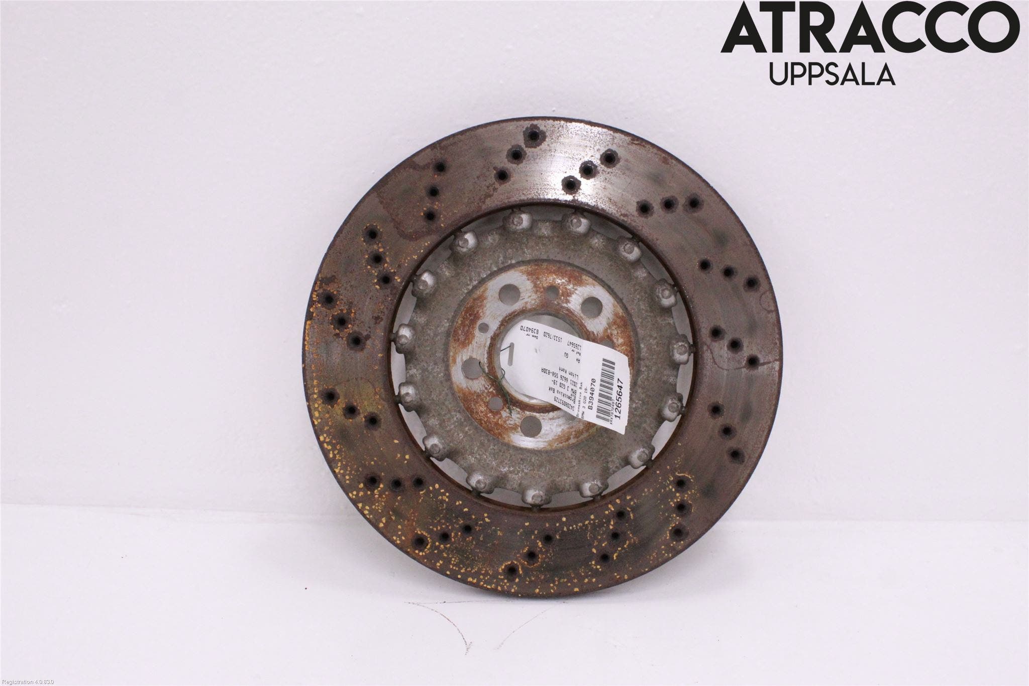 BMW 3 G20/G21/G80/G81 19- Bromsskiva Bak