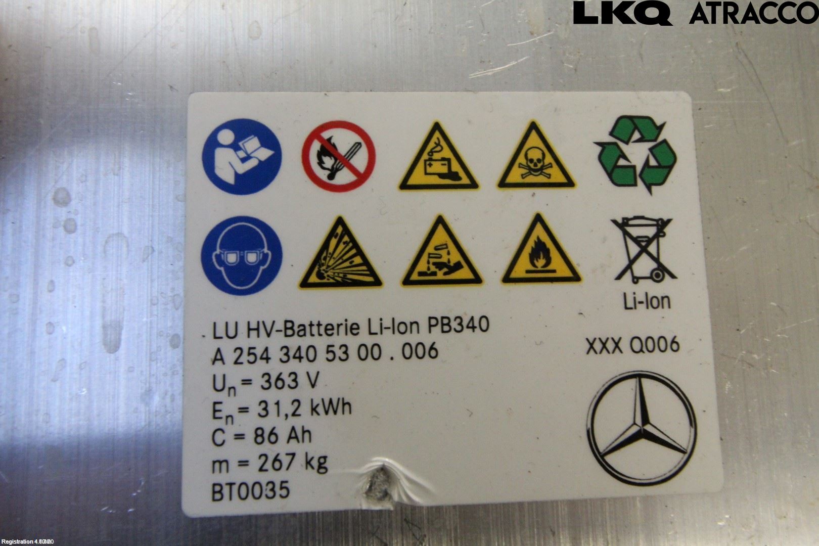 Mercedes-Benz MB GLC-KLASS (X254) 22- Batteri Högspänning