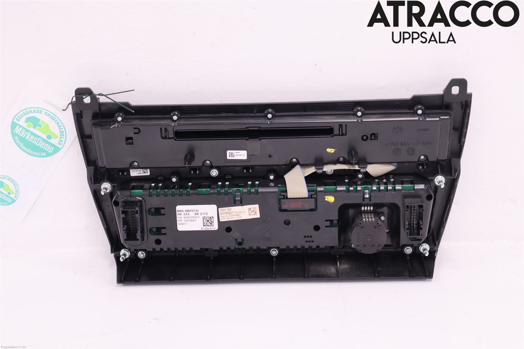 BMW 5 F10/F11/F18 09-17 Ac Styrenhet Ac Manöveren
