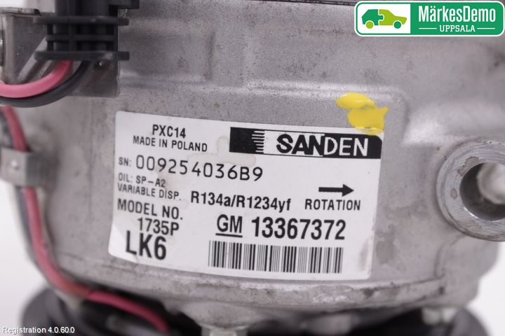 Opel ASTRA K 16-22 Ac Kompressor