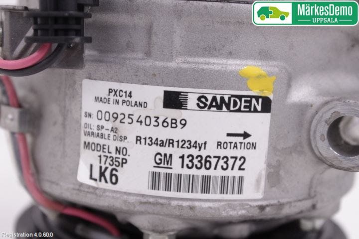 Opel ASTRA K 16-22 Ac Kompressor