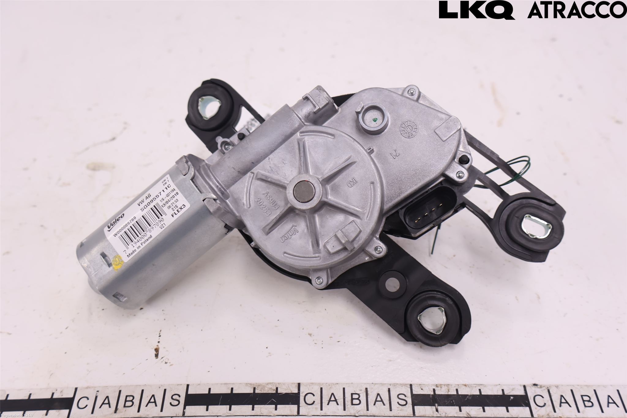 Volkswagen VW UP! / E-UP! Torkarmotor Baklucka