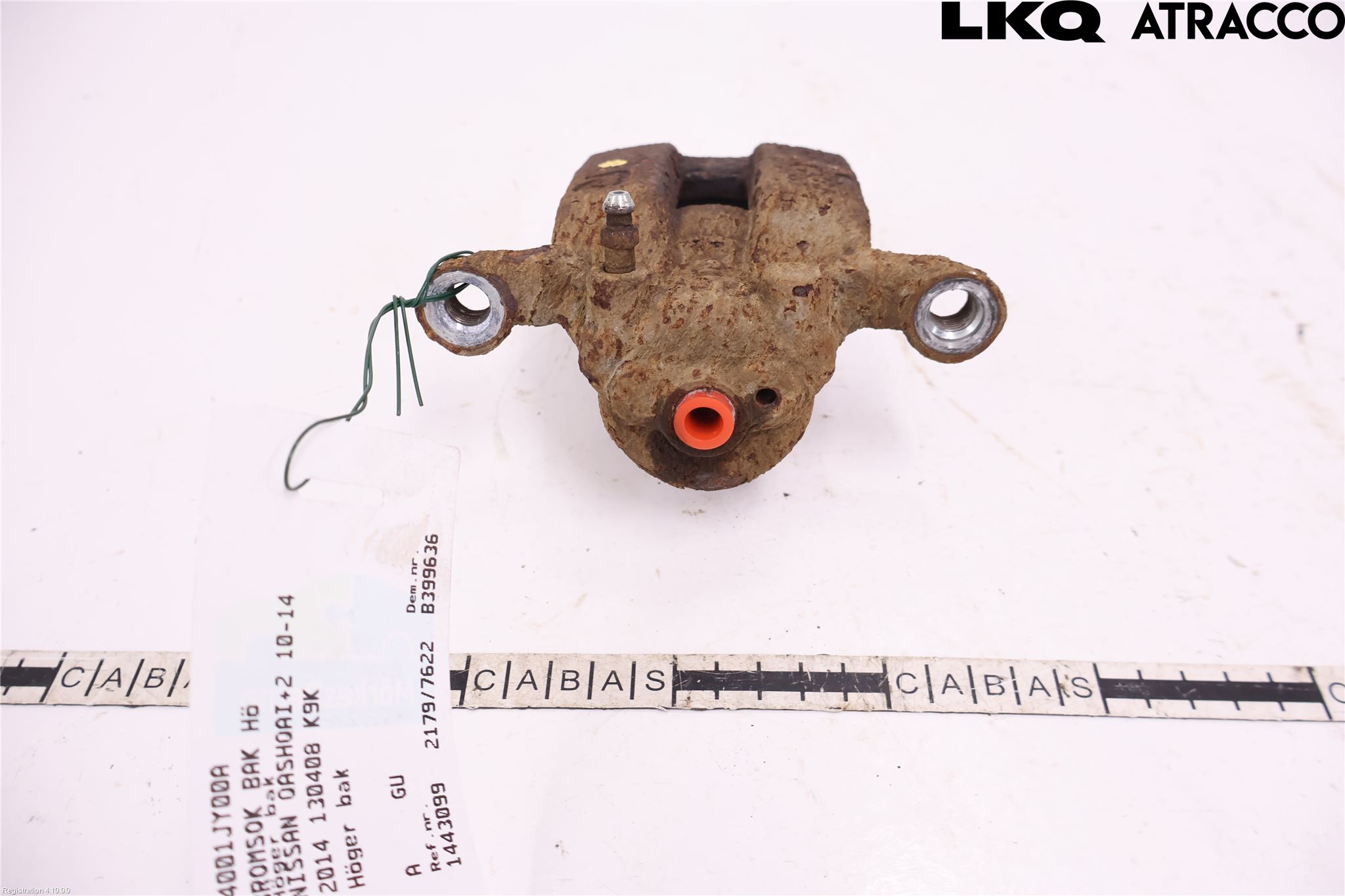 Nissan QASHQAI+2  10-14 Bromsok Bak Höger